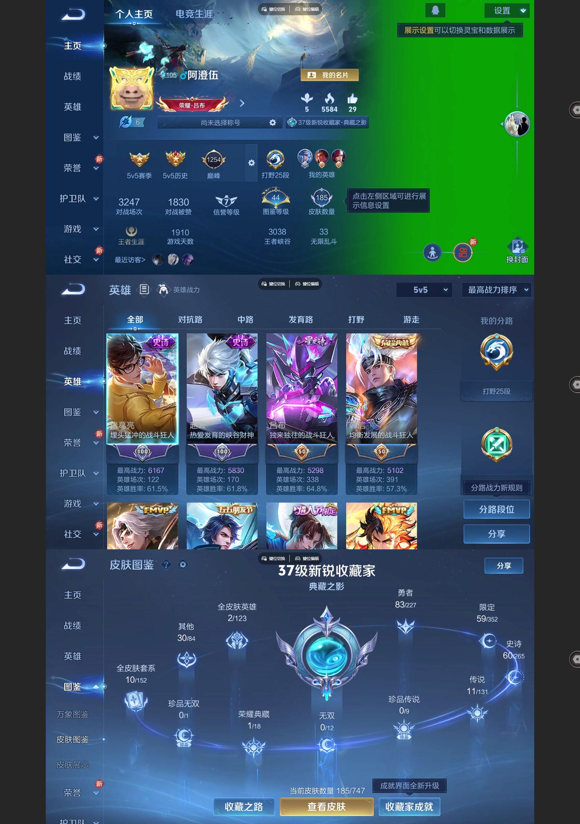 WZQM3479985王者荣耀账号详情图2