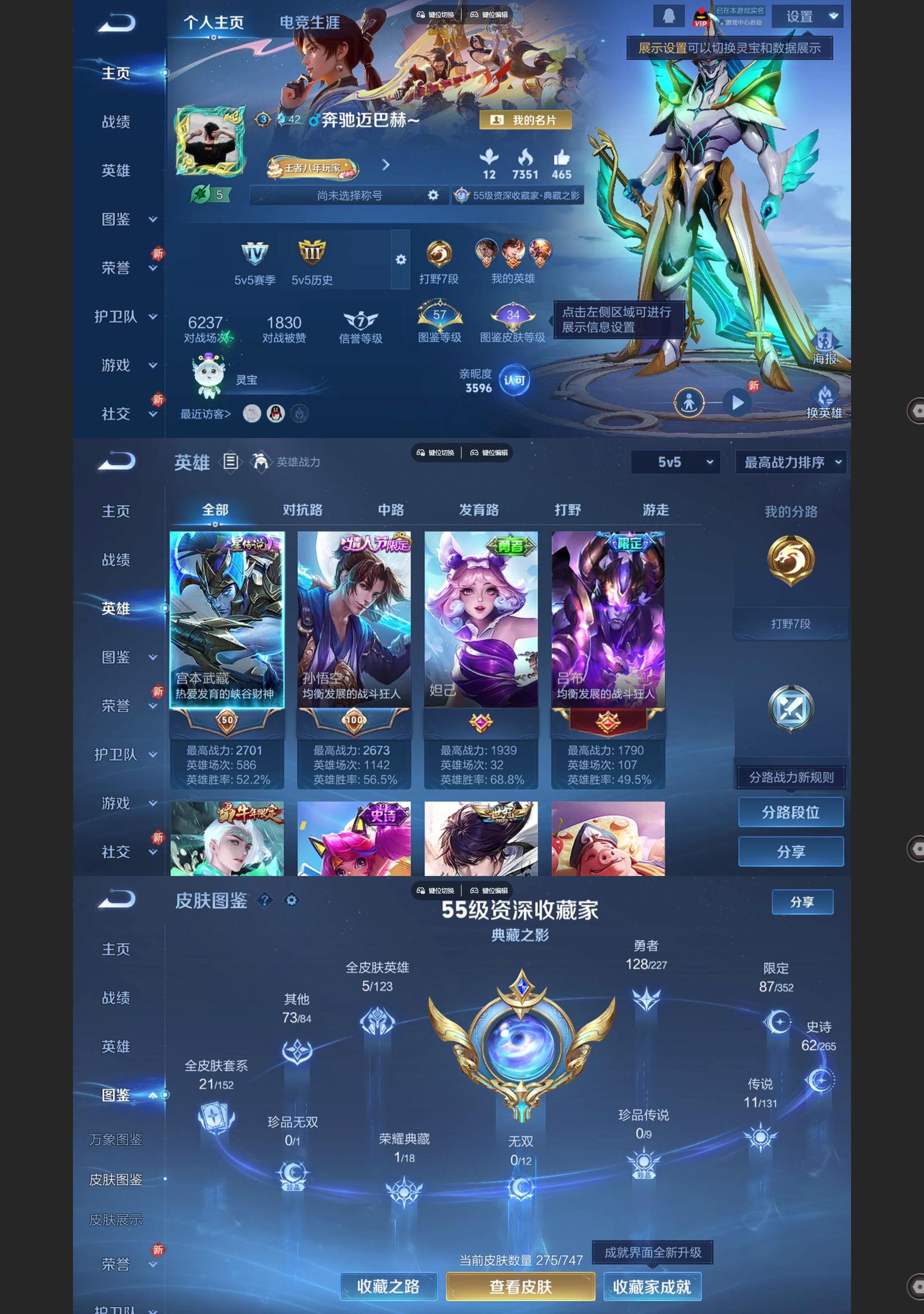 WZQM3464649王者荣耀账号详情图2