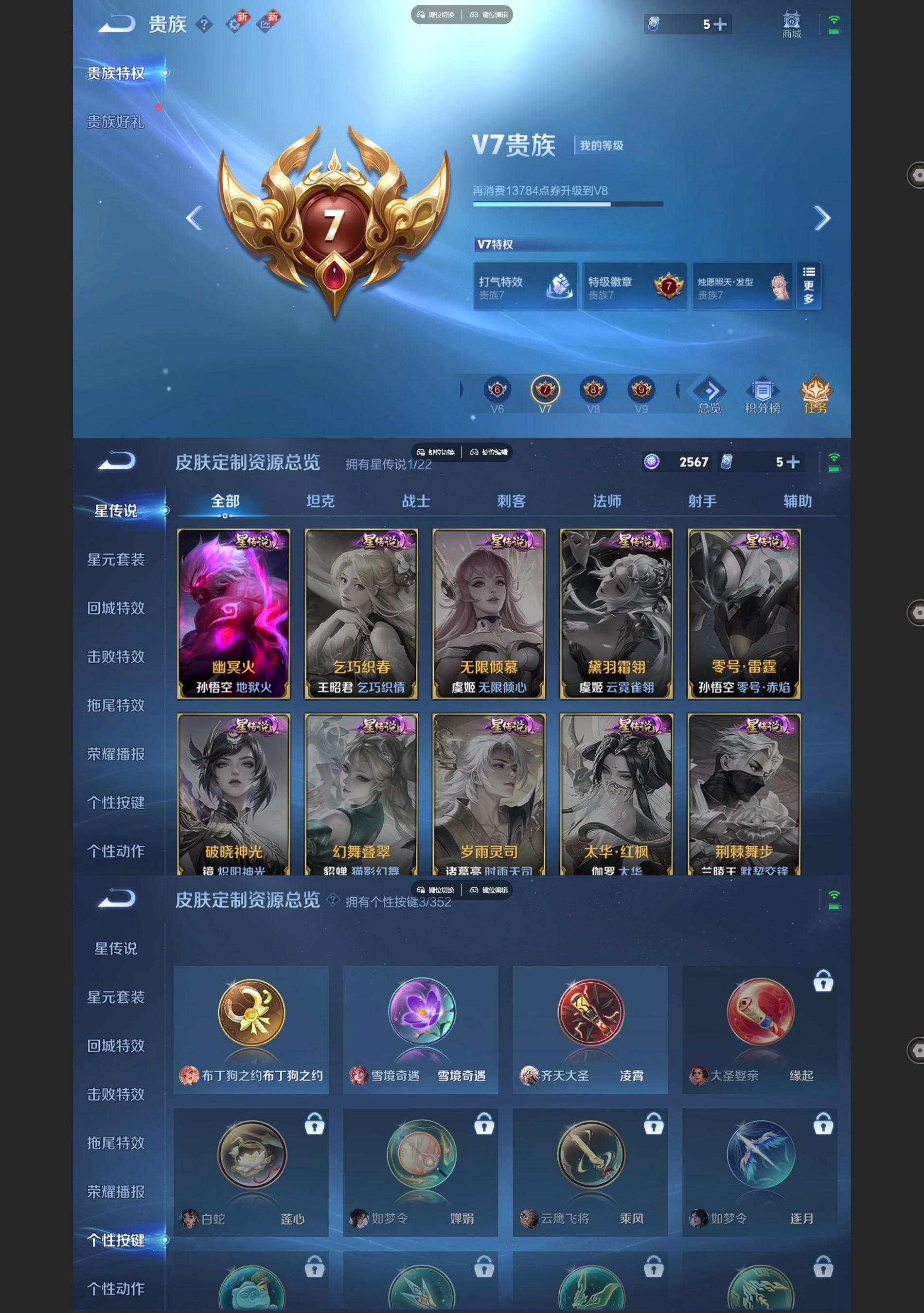 WZQM3464647王者荣耀账号详情图6