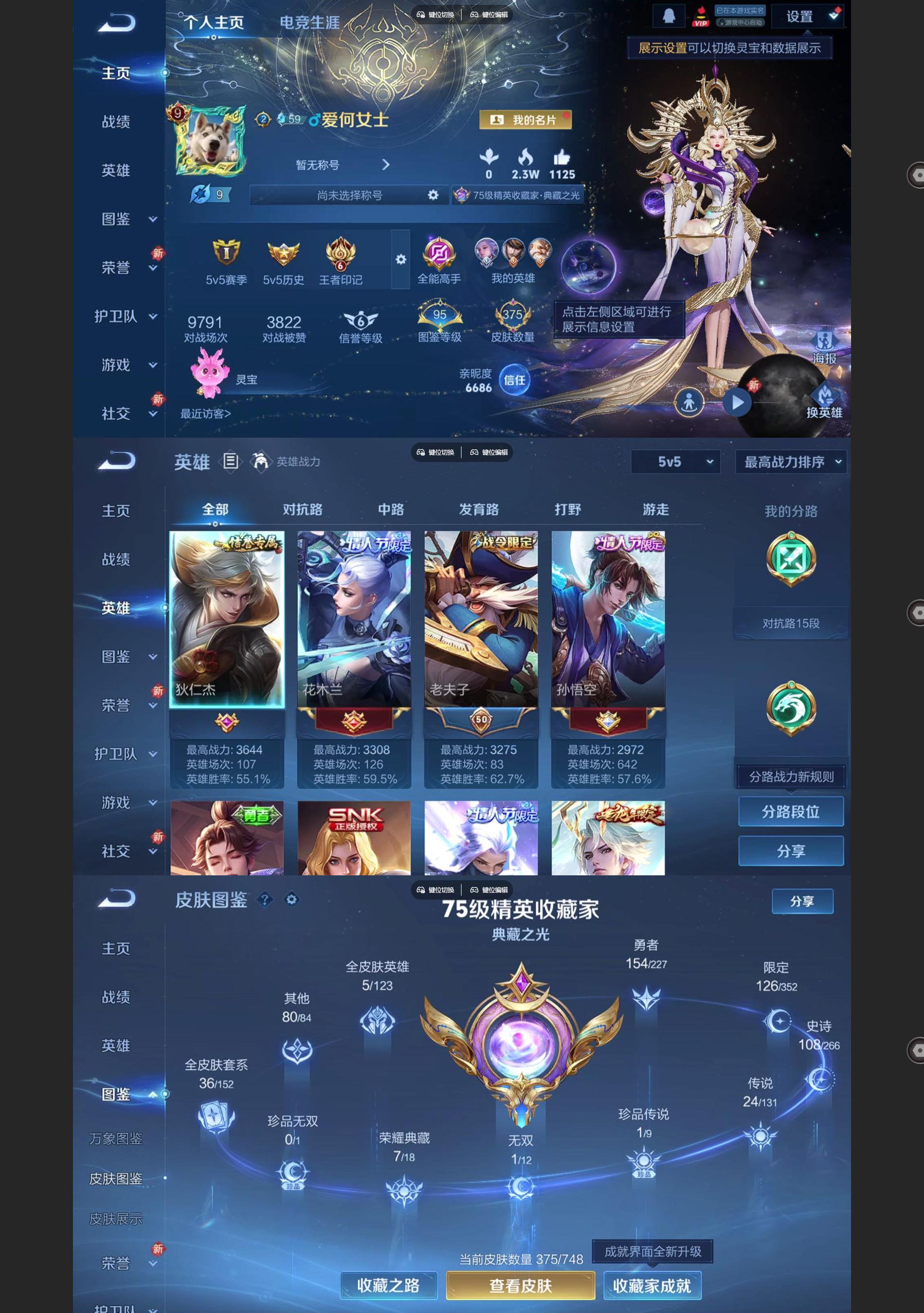 WZQM3464641王者荣耀账号详情图2