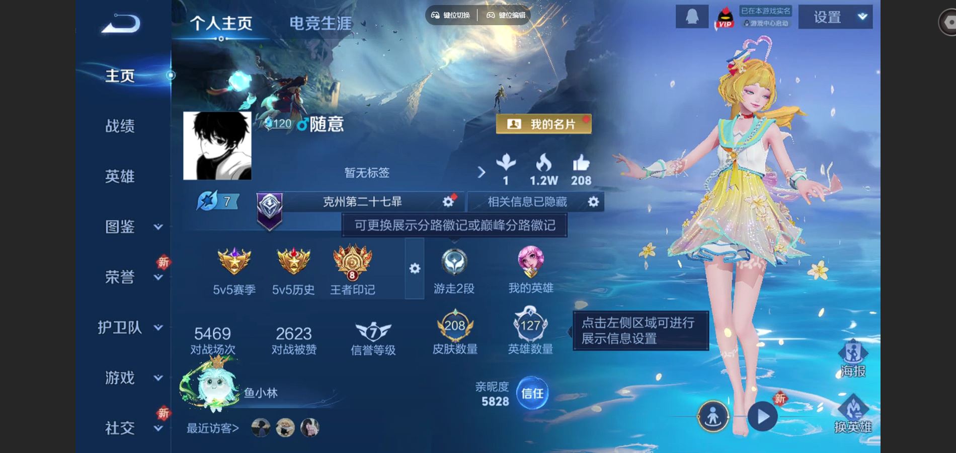 王者荣耀账号苹果QQ1金标 蒙恬 苹果Q-V7-208皮肤1典藏1珍品传说14传说1星元61史诗67限定-3704紫星币