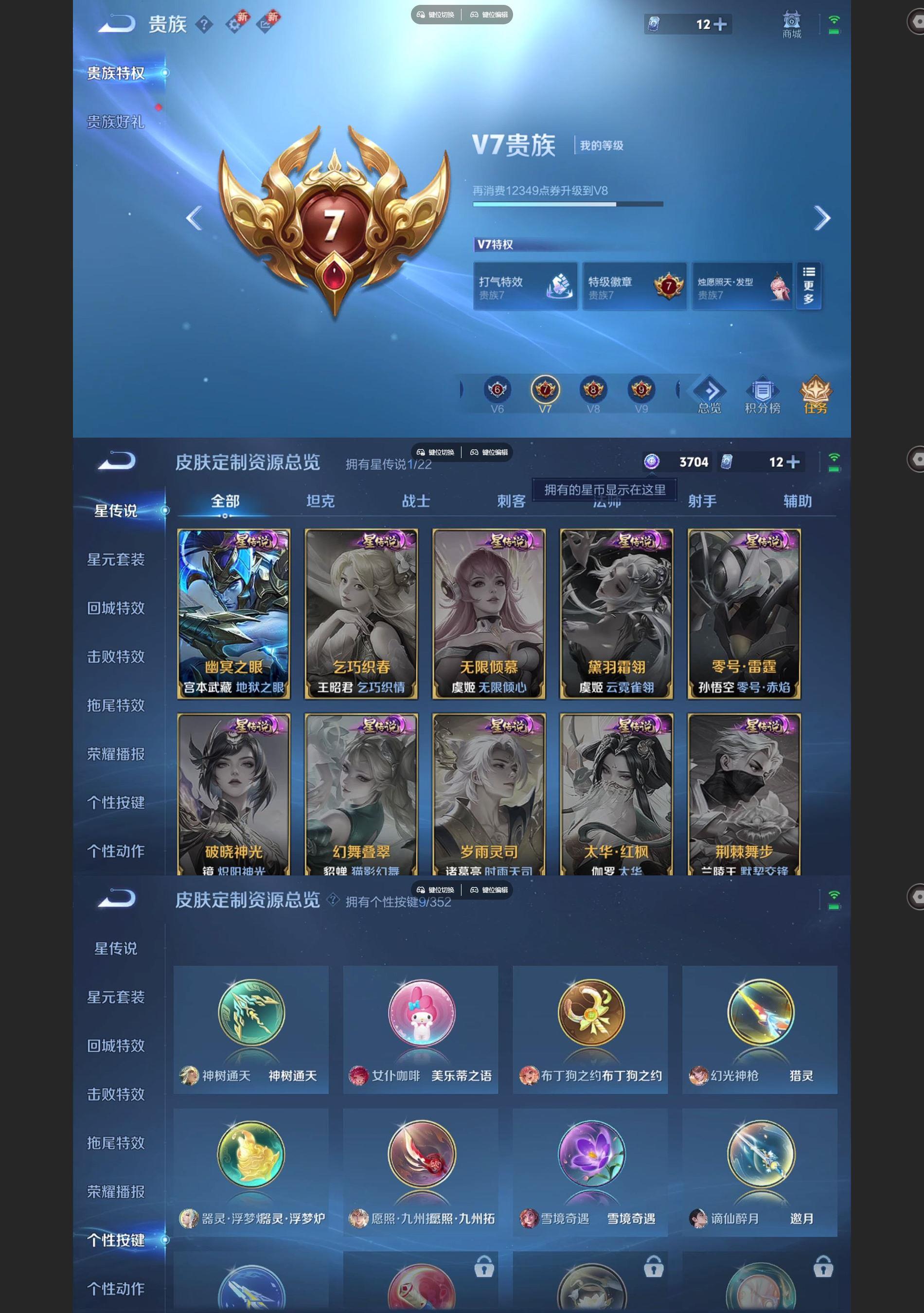 WZQM3471336王者荣耀账号详情图7