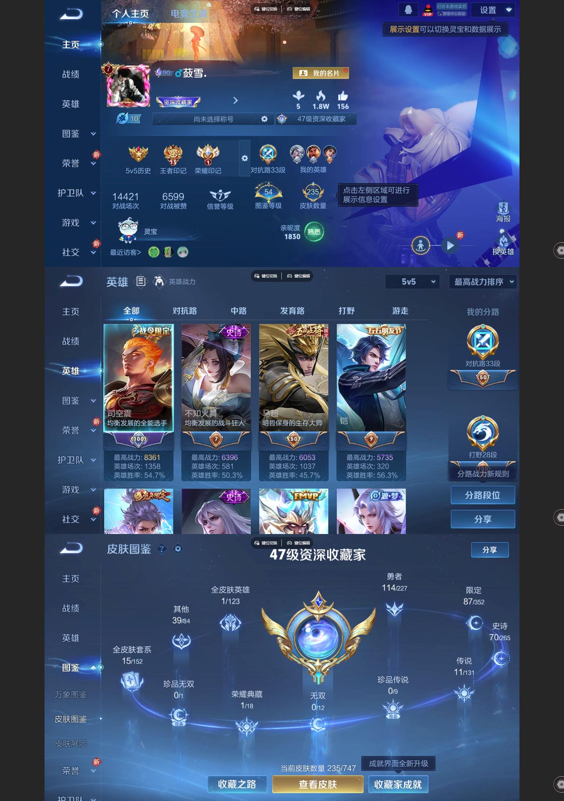 WZQM3468850王者荣耀账号详情图2