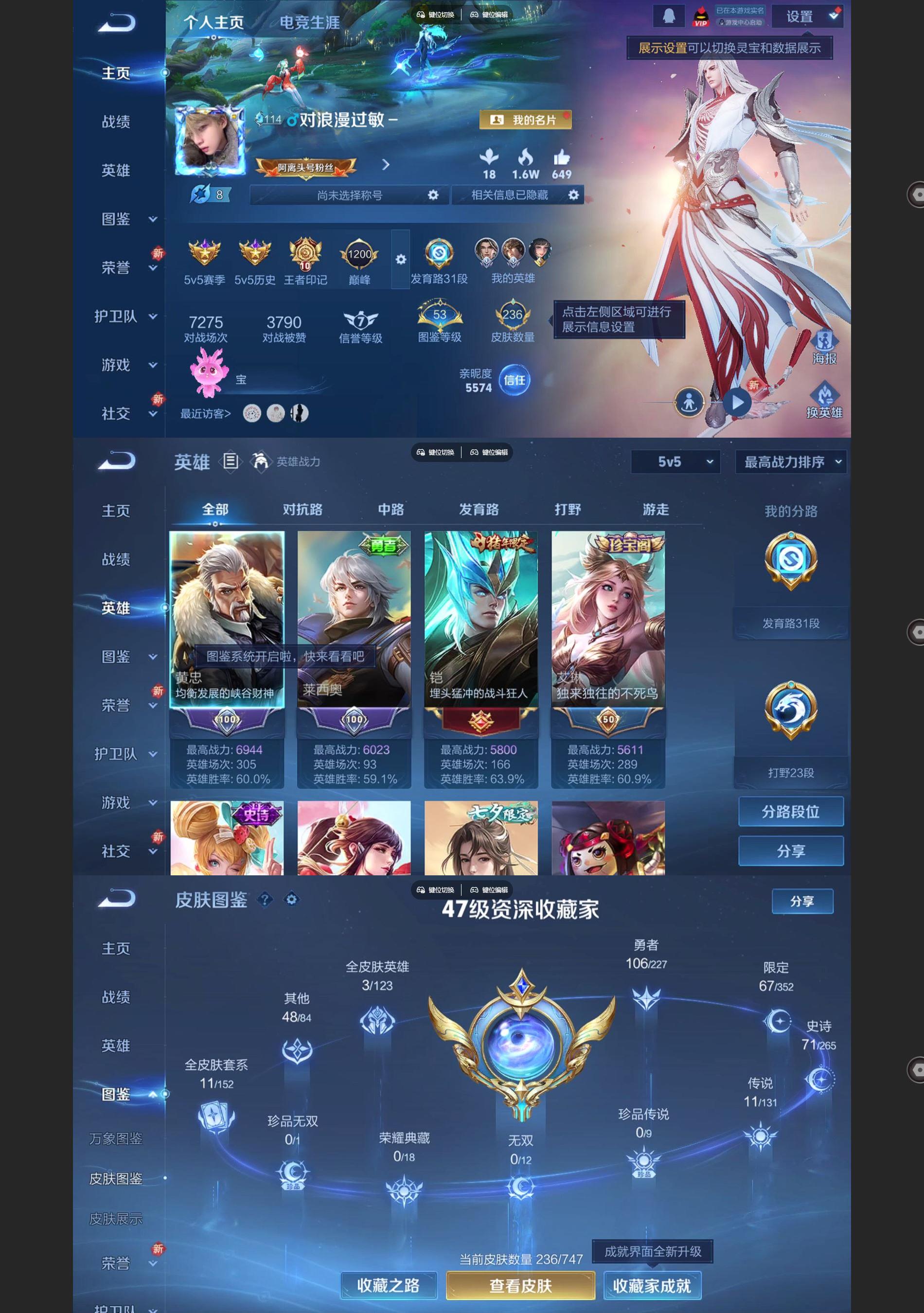 WZQM3475569王者荣耀账号详情图2