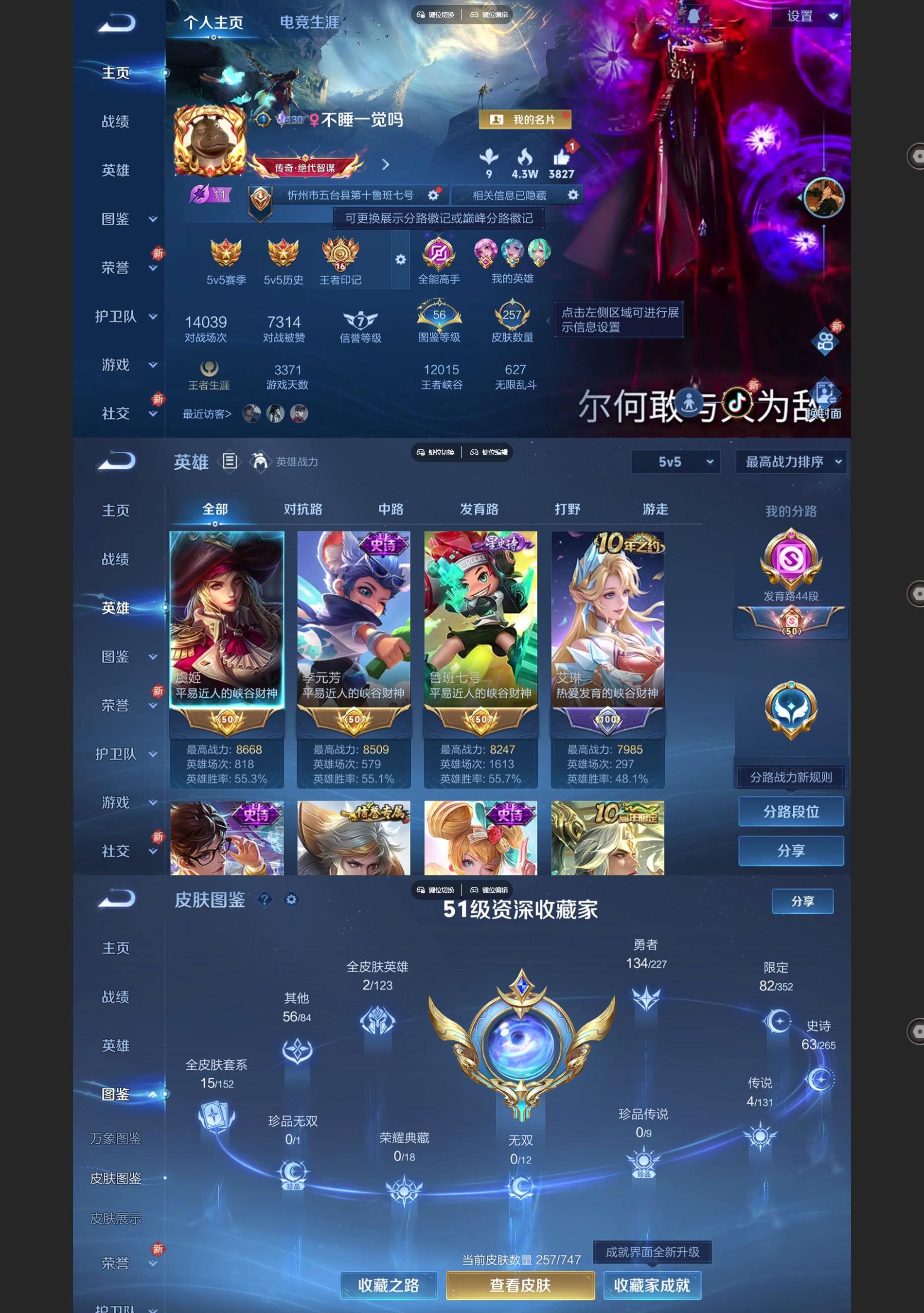 WZQM3475575王者荣耀账号详情图2