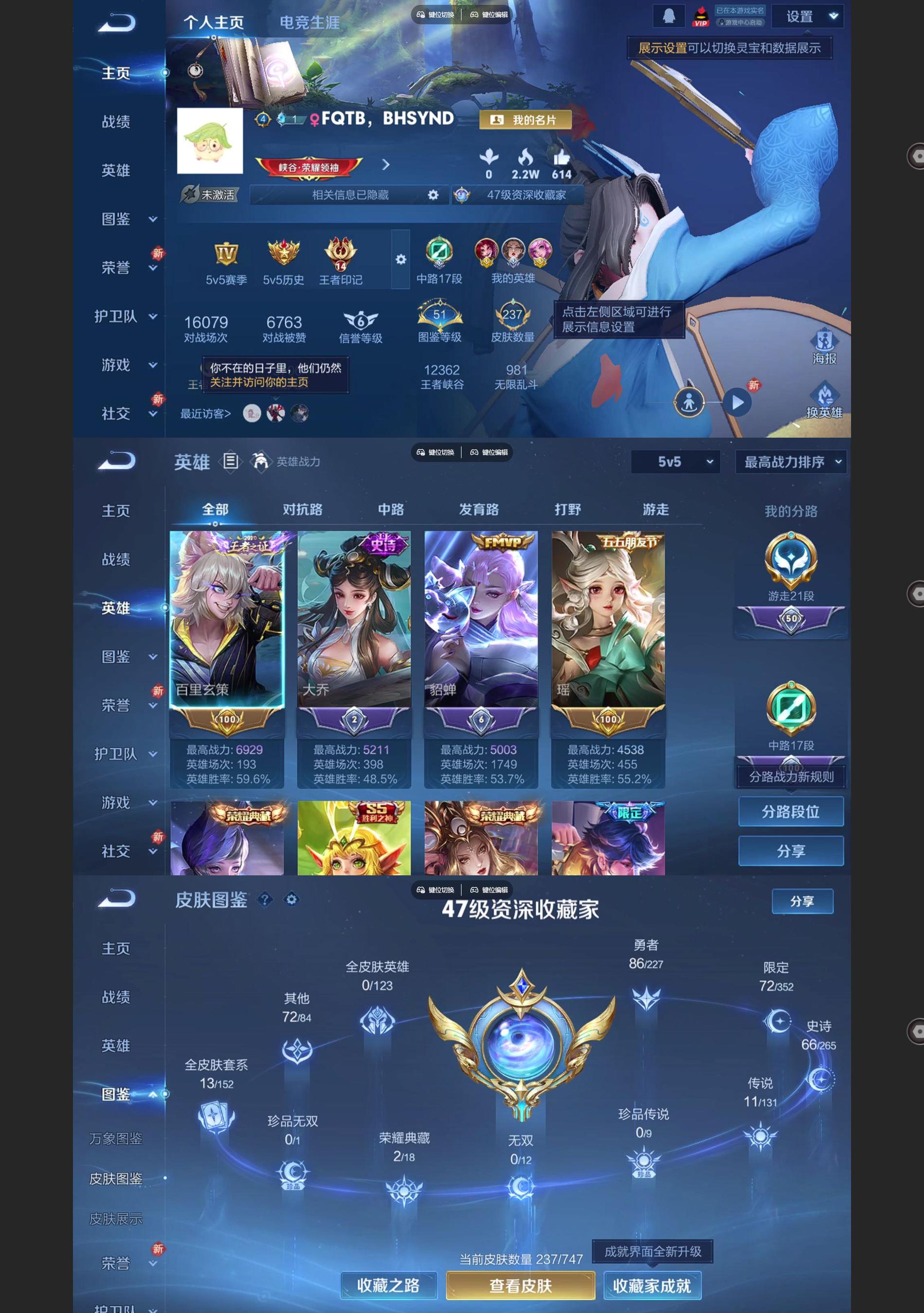 WZQM3477544王者荣耀账号详情图2