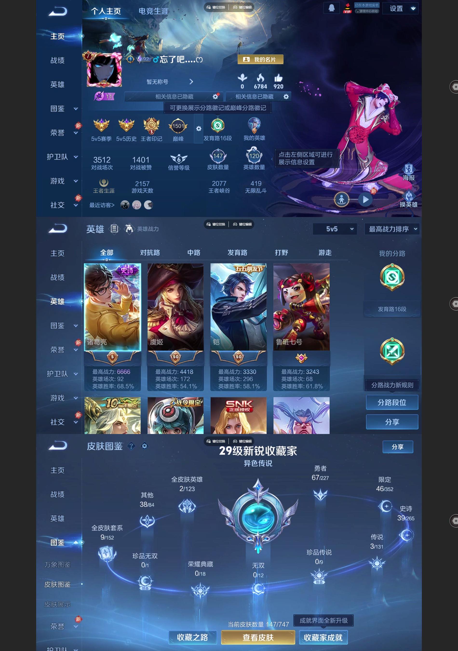 WZCMW436076王者荣耀账号详情图2