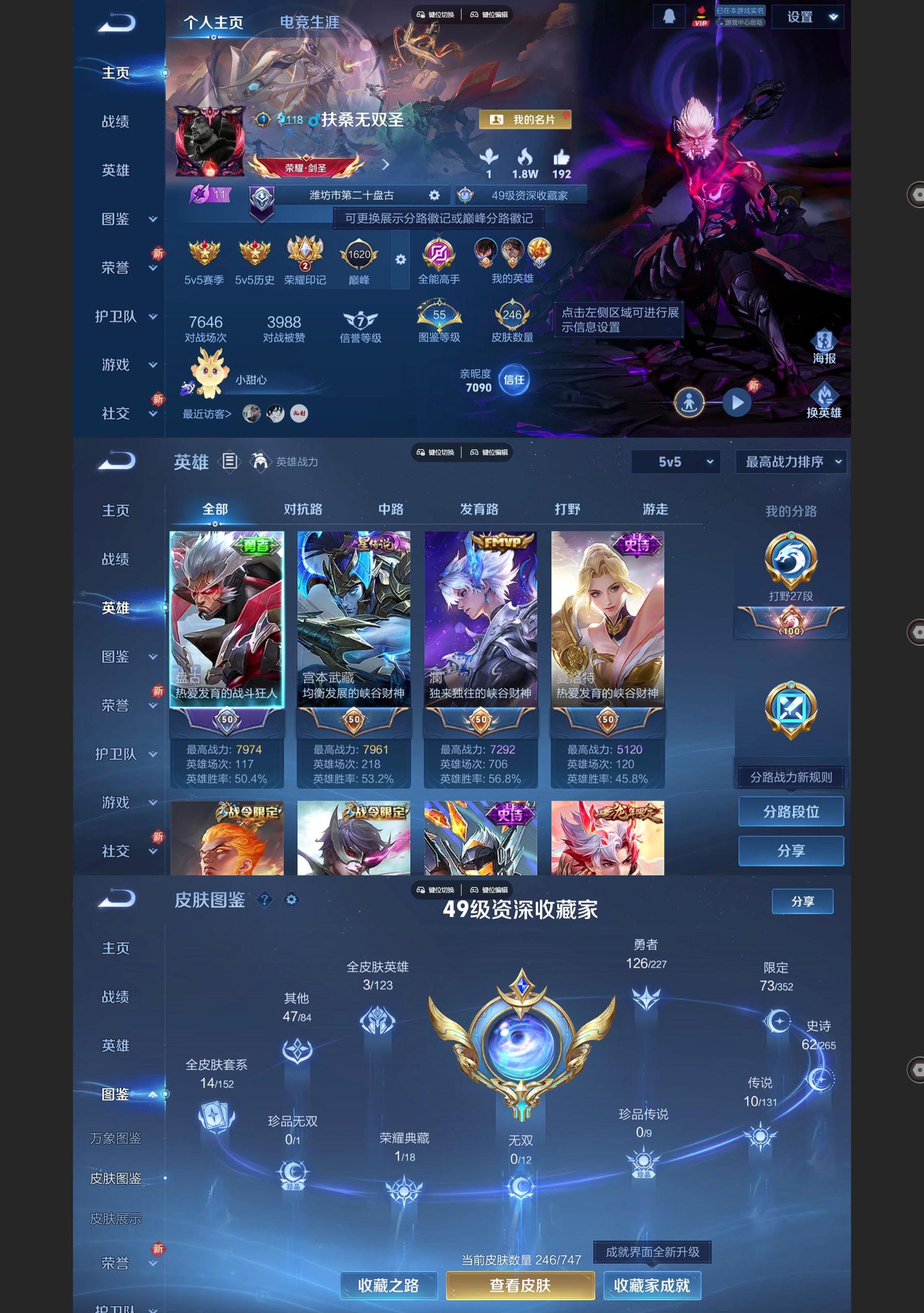 WZCMW439476王者荣耀账号详情图2