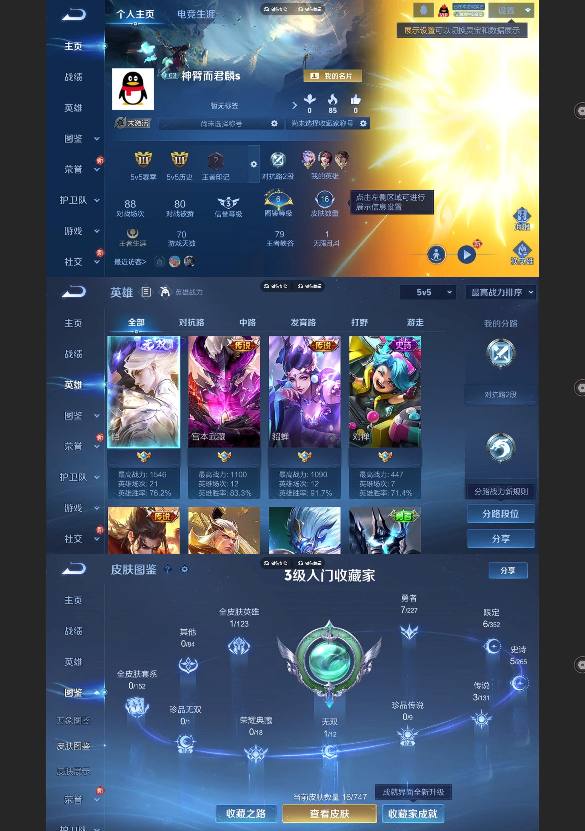 WZQM3472449王者荣耀账号详情图2