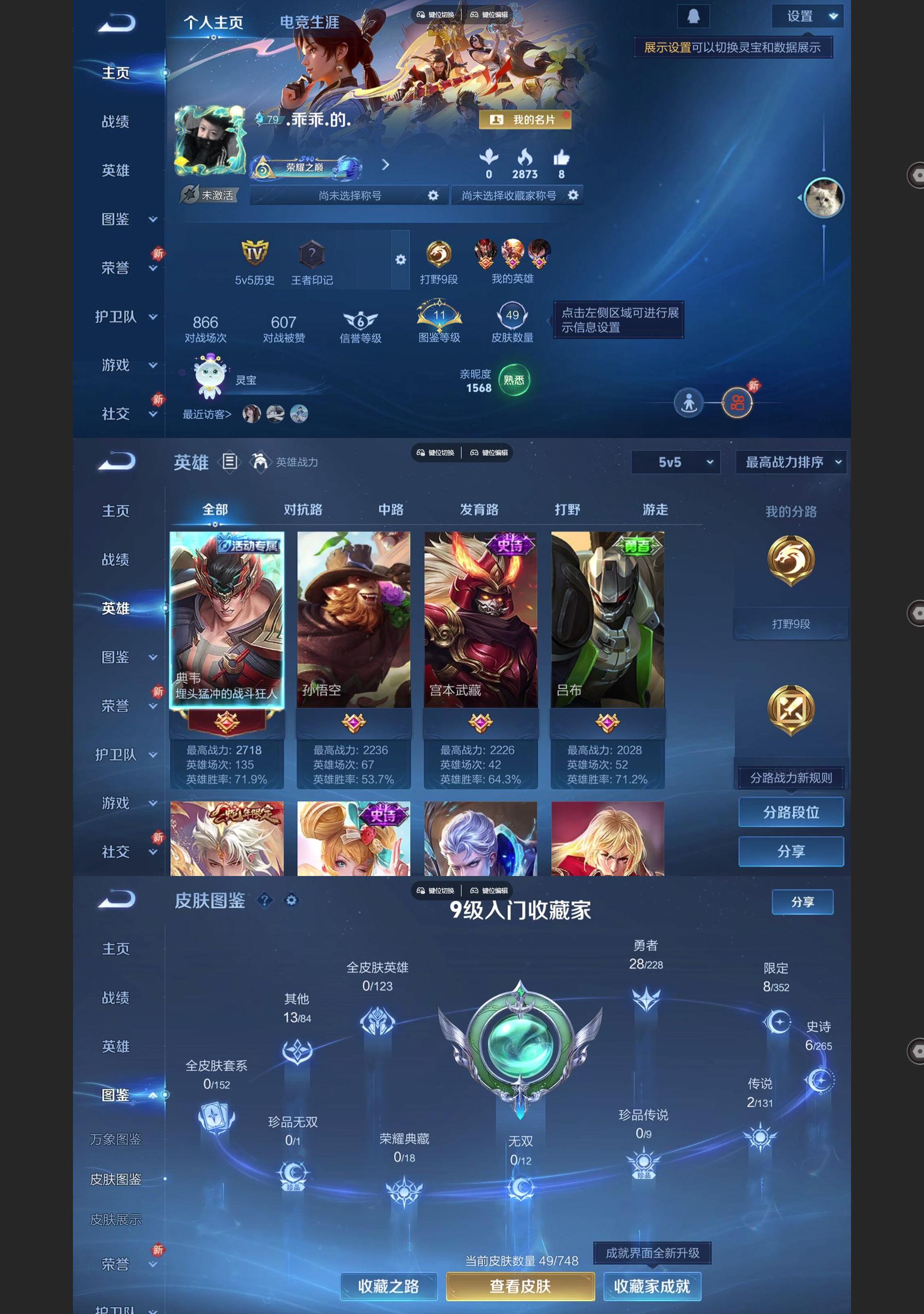 WZCMW428088王者荣耀账号详情图2