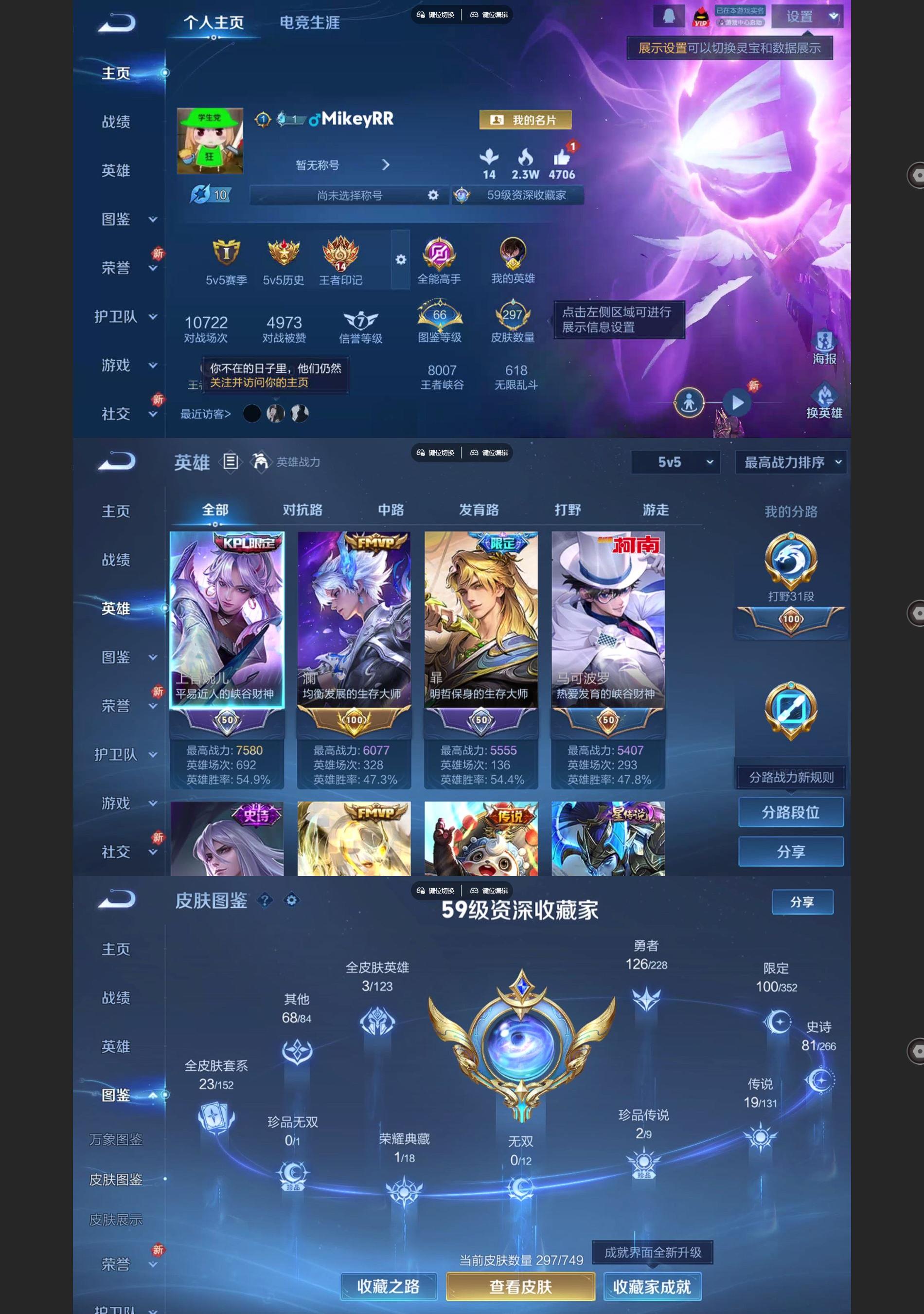 WZCMW428073王者荣耀账号详情图2