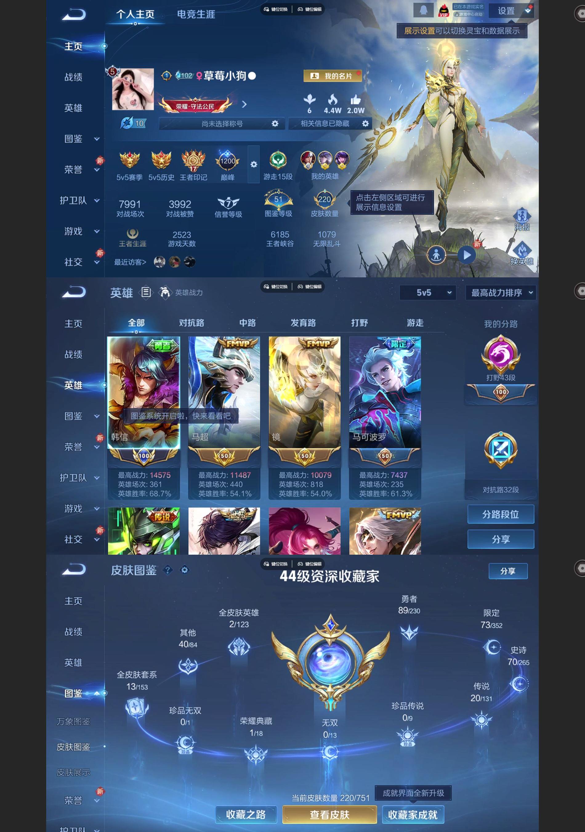 WZCMW428253王者荣耀账号详情图2