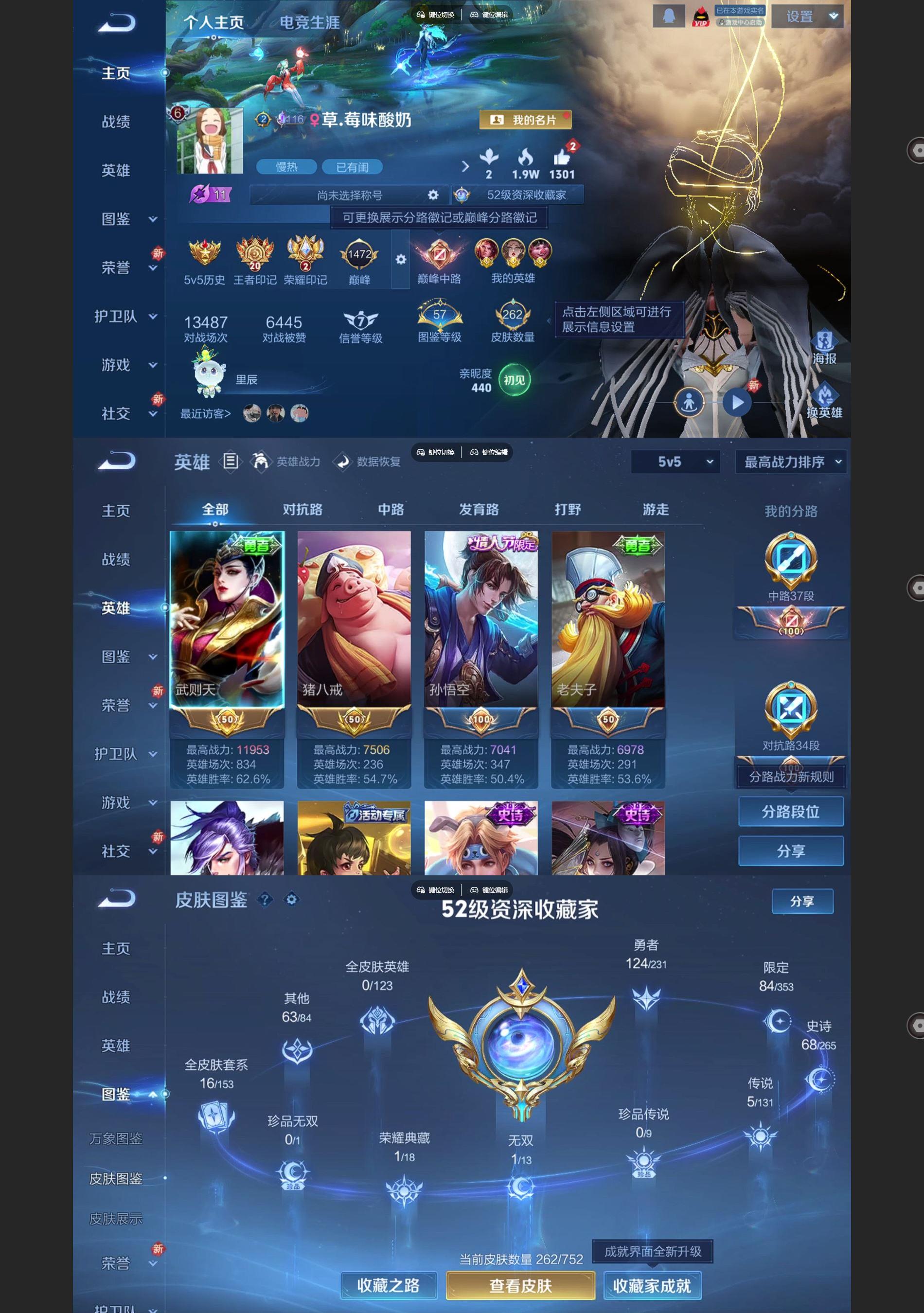 WZQM419245王者荣耀账号详情图2 WZQM419245王者荣耀账号详情图2