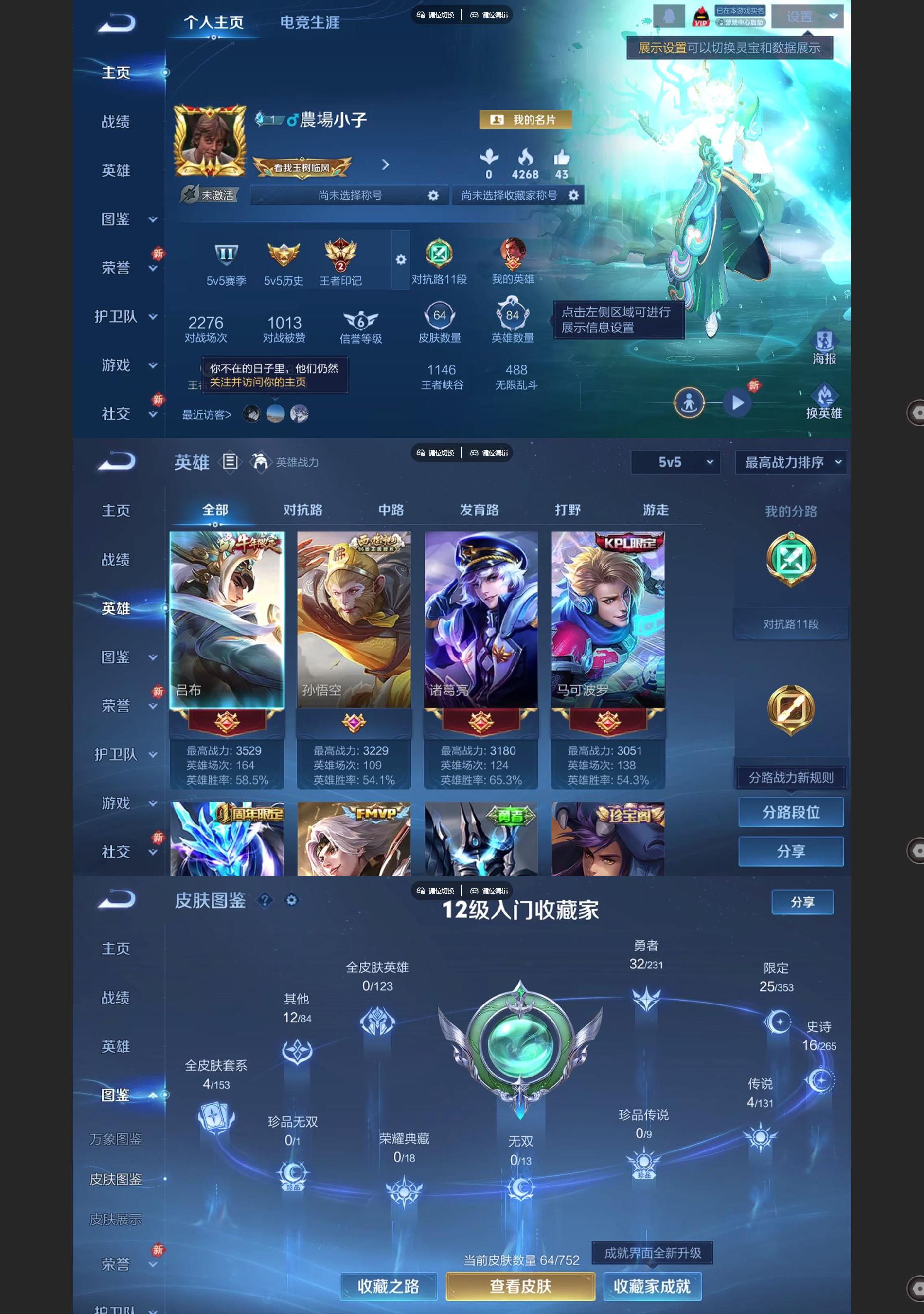 WZCMW438899王者荣耀账号详情图2