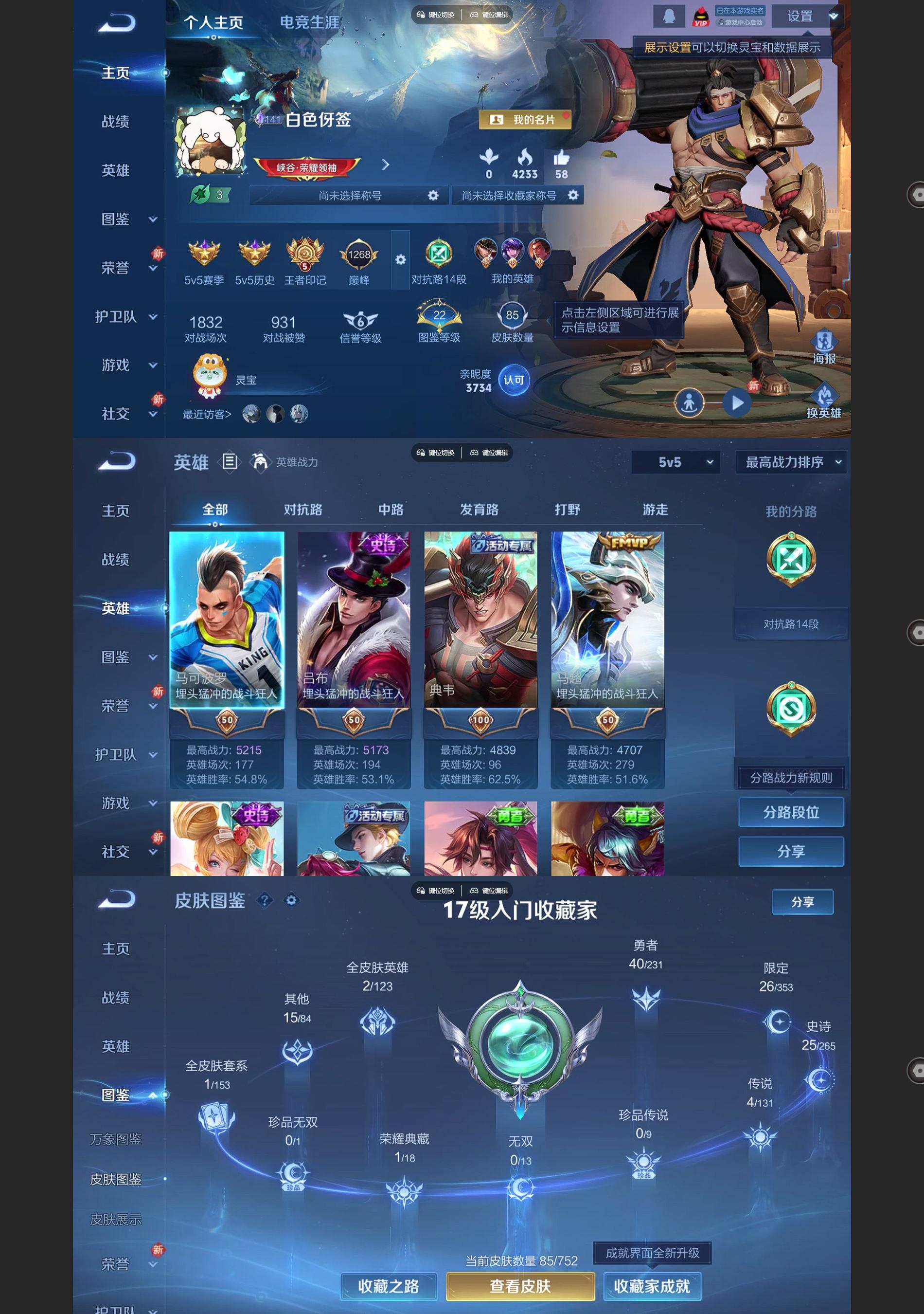 WZCMW428360王者荣耀账号详情图2 WZCMW428360王者荣耀账号详情图2