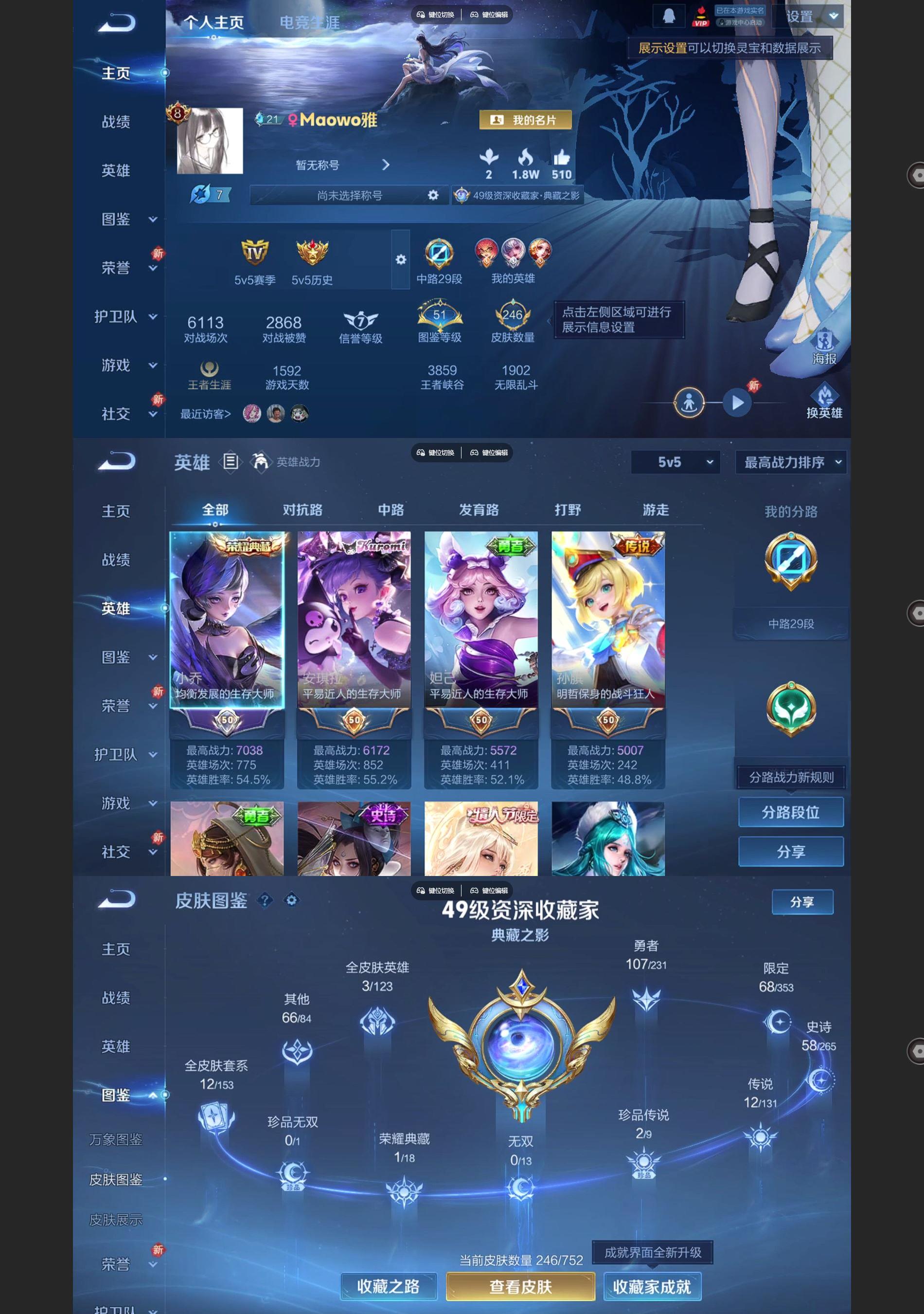 WZCMW429890王者荣耀账号详情图2