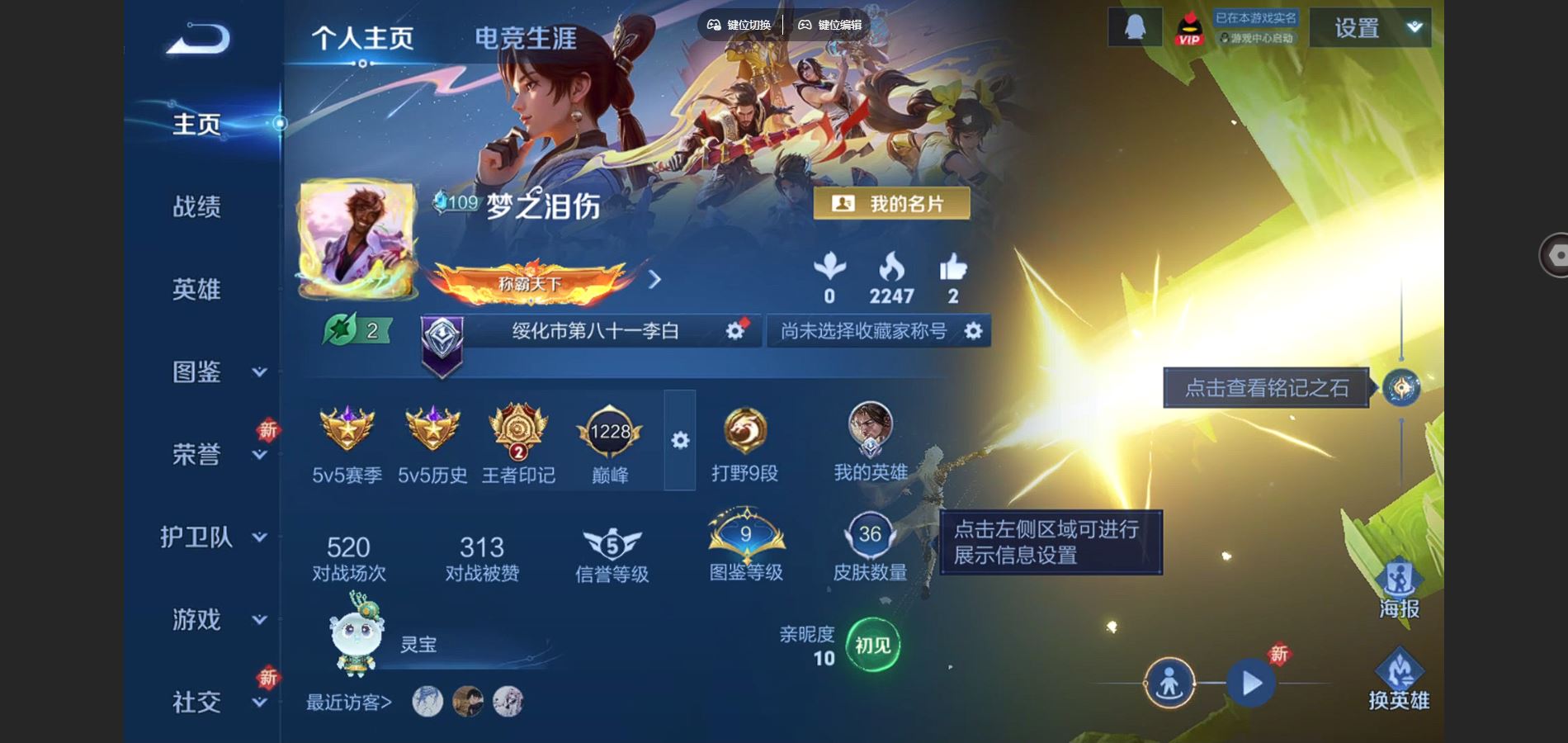 王者荣耀账号苹果QQ52英雄-36皮肤-苹果Q-36皮肤1无双2传说11史诗12限定- 2284紫星币 
【无双】 碎月