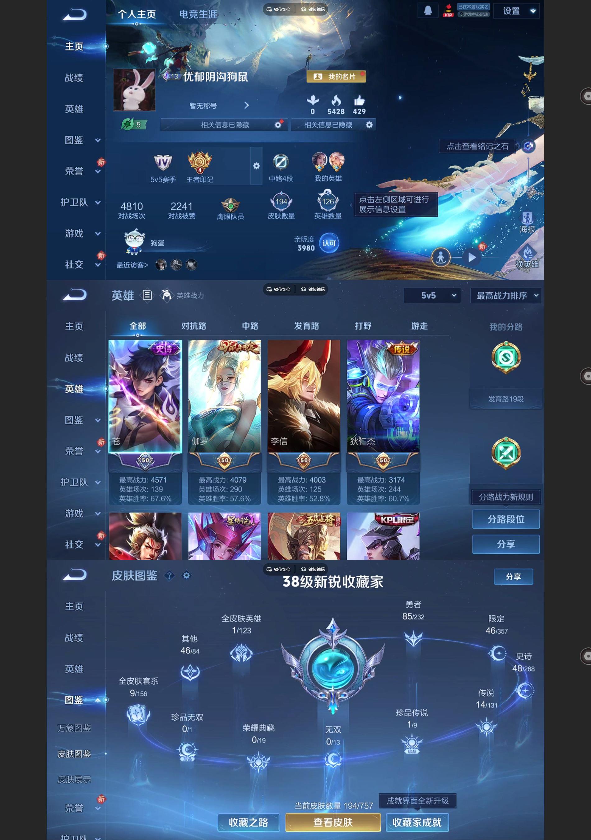 WZQM479682王者荣耀账号详情图2