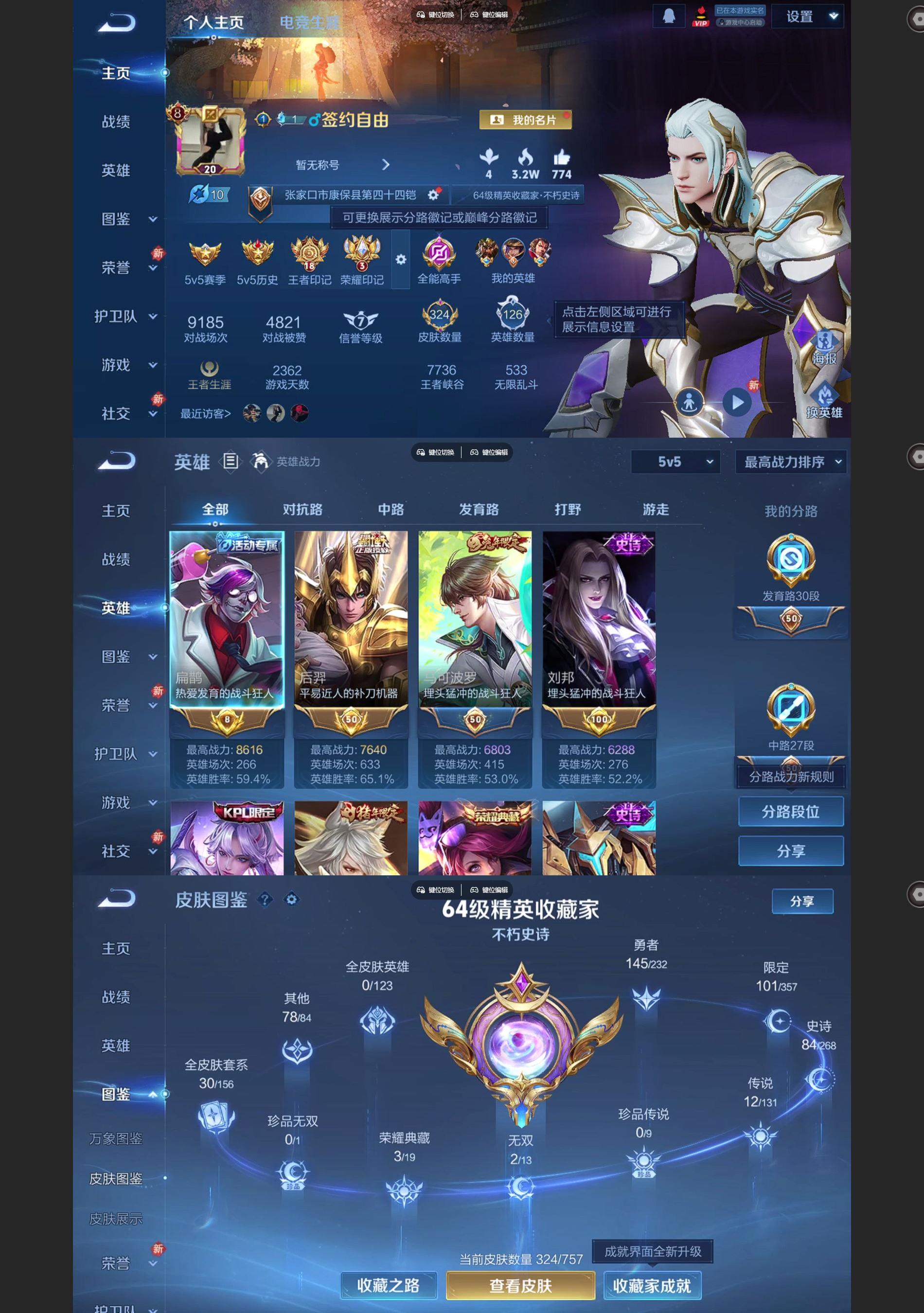 WZQM459362王者荣耀账号详情图2