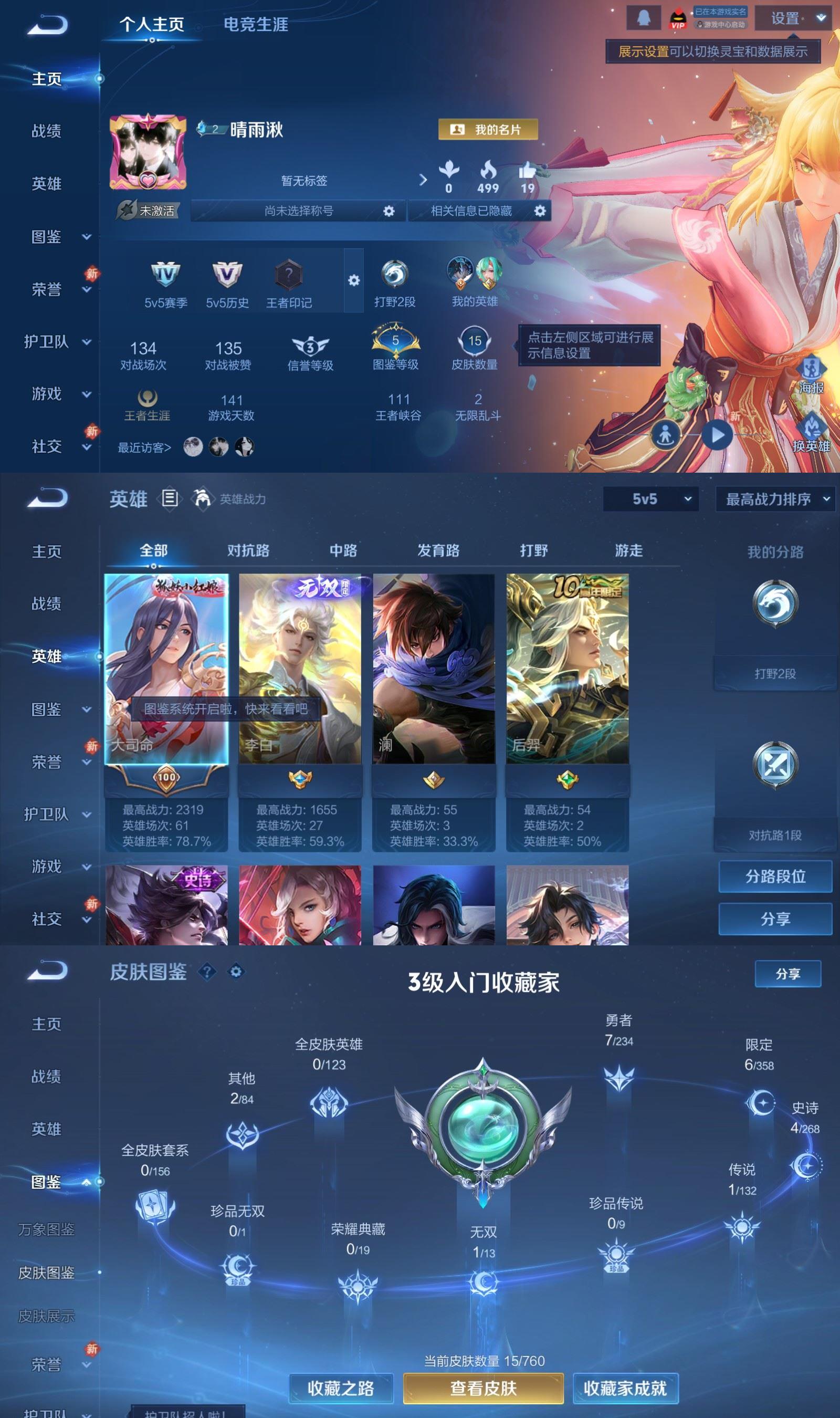 WZQM480815王者荣耀账号详情图2 WZQM480815王者荣耀账号详情图2