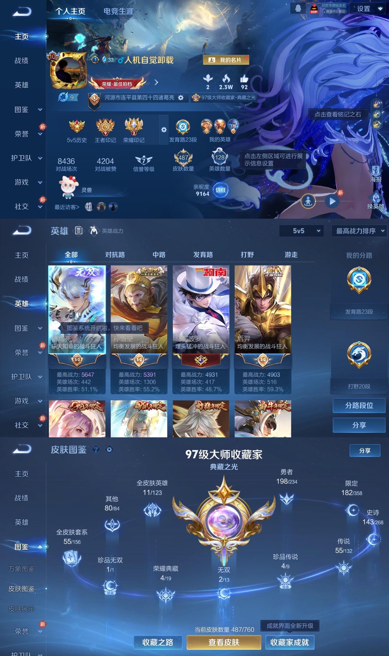 WZQM4103166王者荣耀账号详情图2