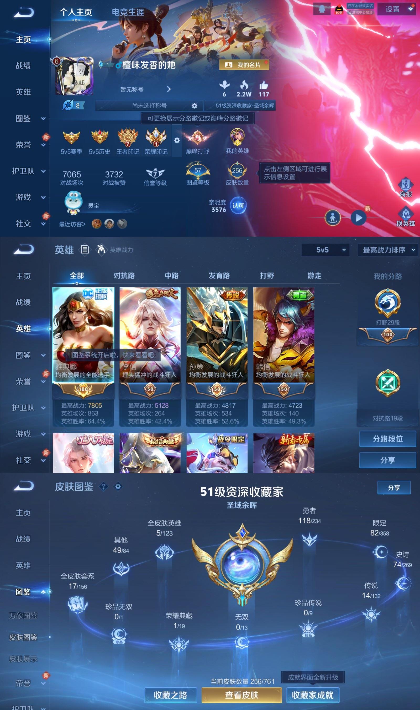 WZQM497221王者荣耀账号详情图2