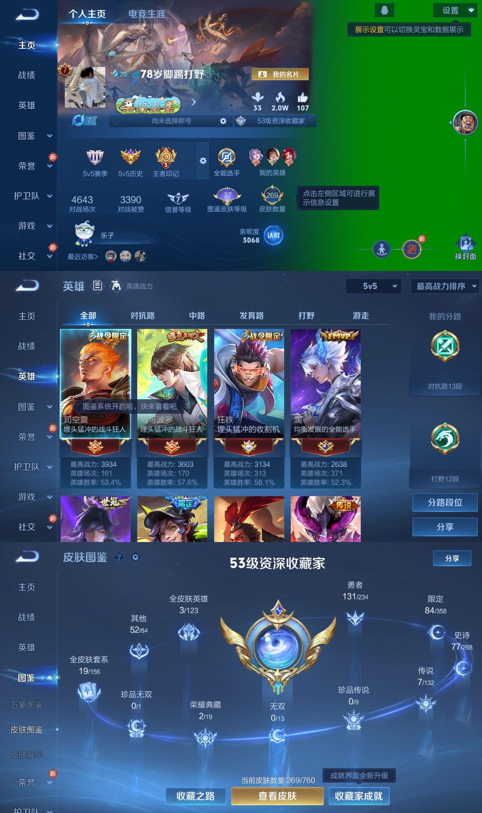 WZQM4101952王者荣耀账号详情图2 WZQM4101952王者荣耀账号详情图2