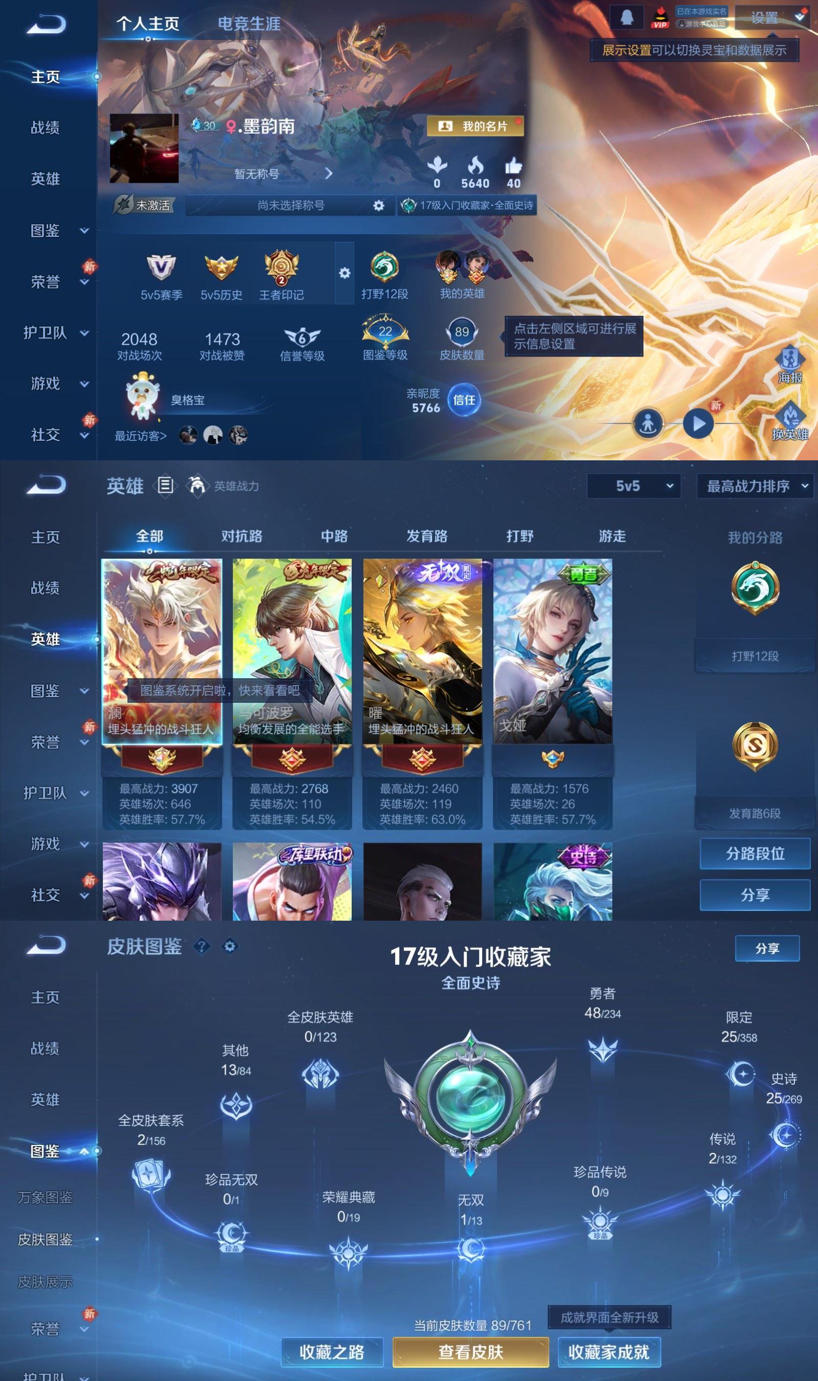 WZQM4113168王者荣耀账号详情图2