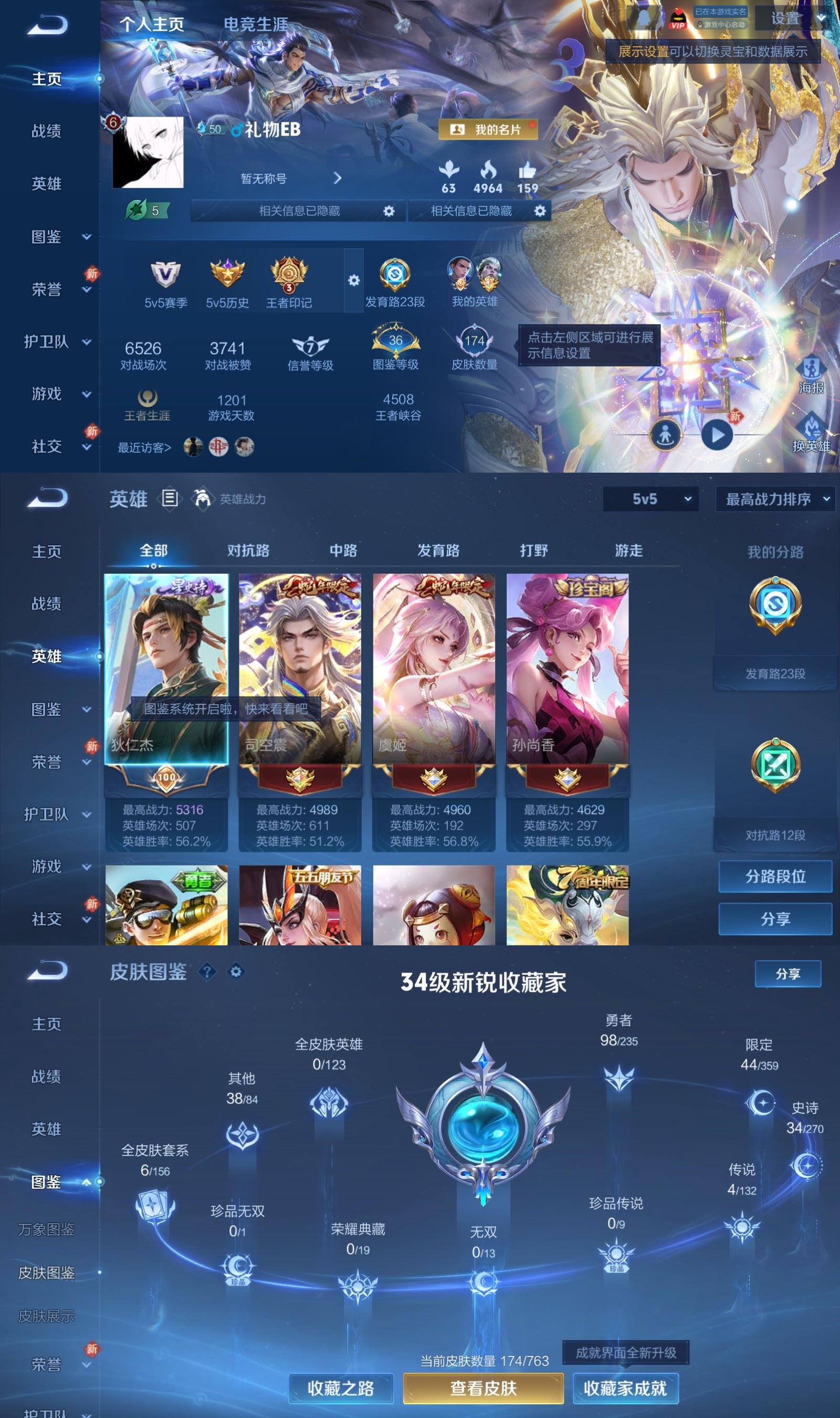 WZCMW4177896王者荣耀账号详情图2