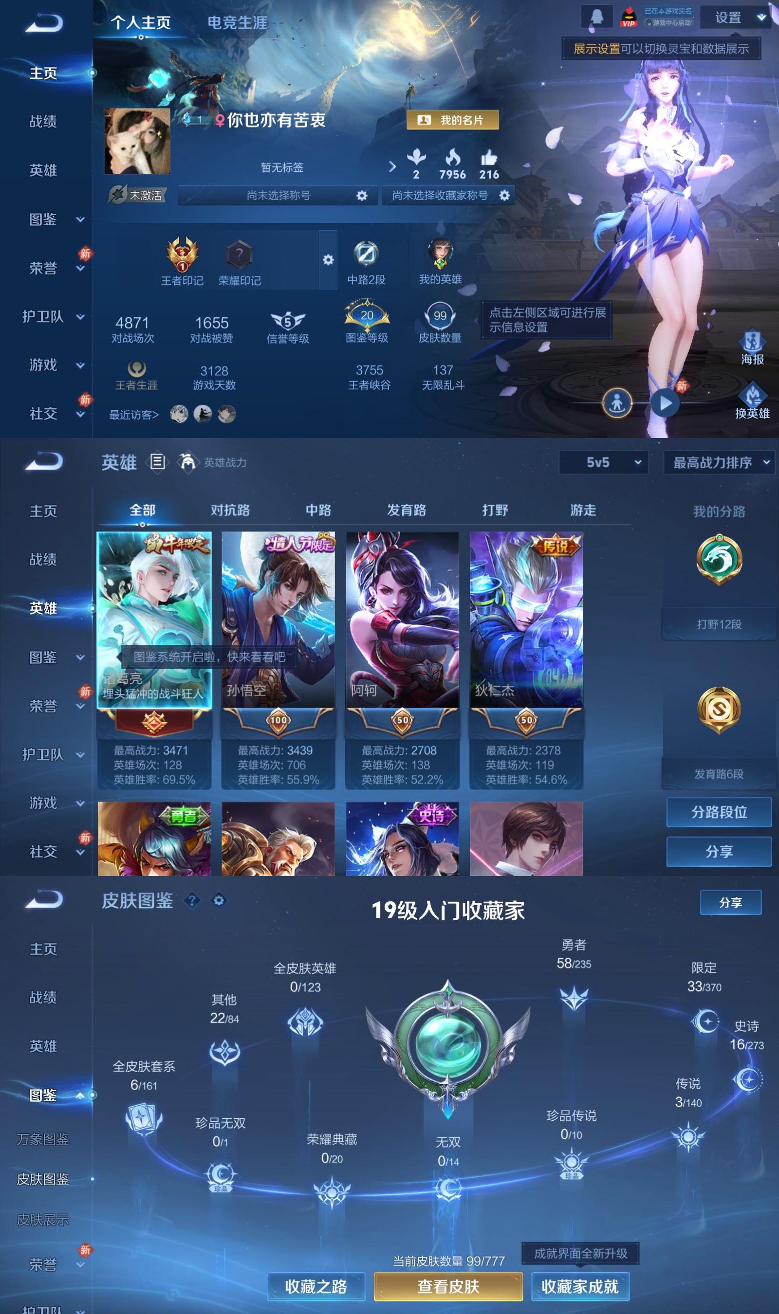 WZCMW4154349王者荣耀账号详情图2