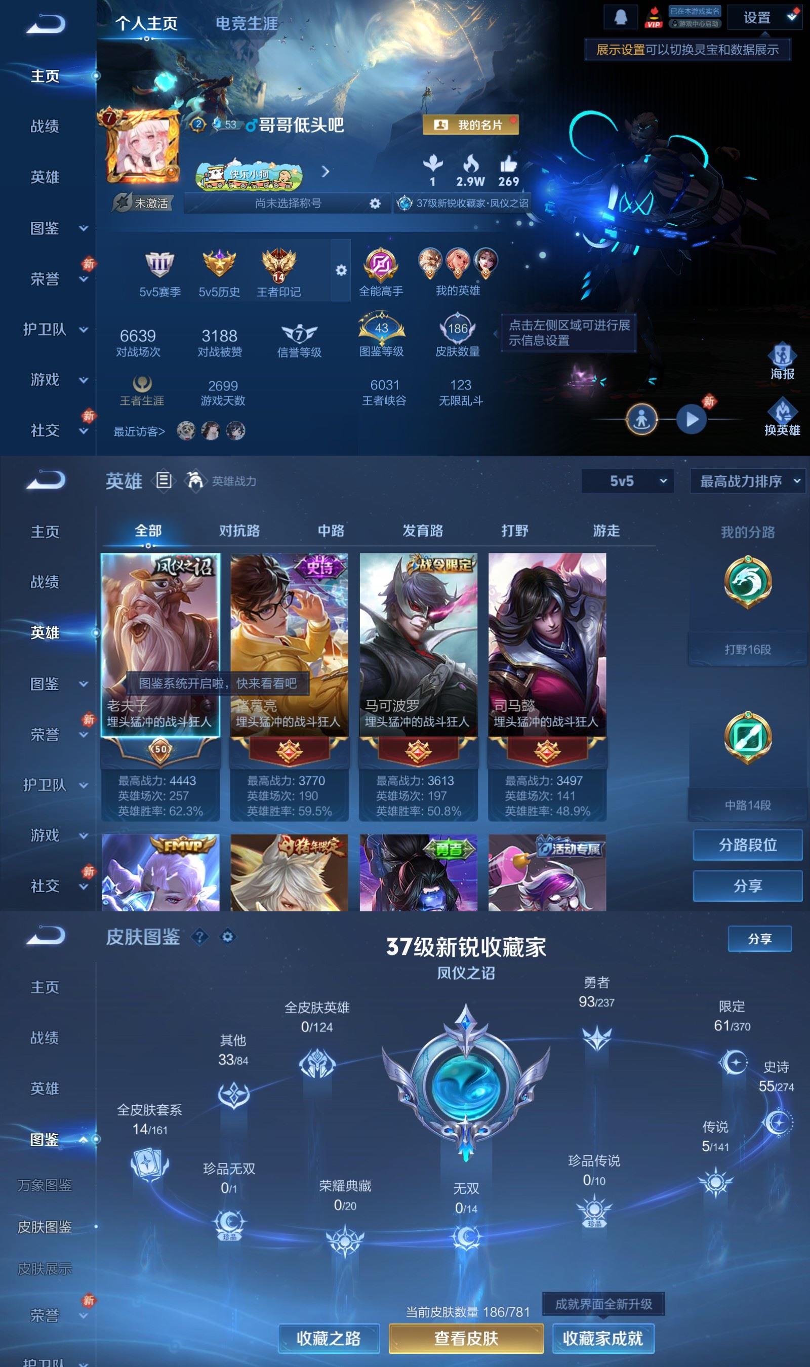 WZCMW4194840王者荣耀账号详情图2