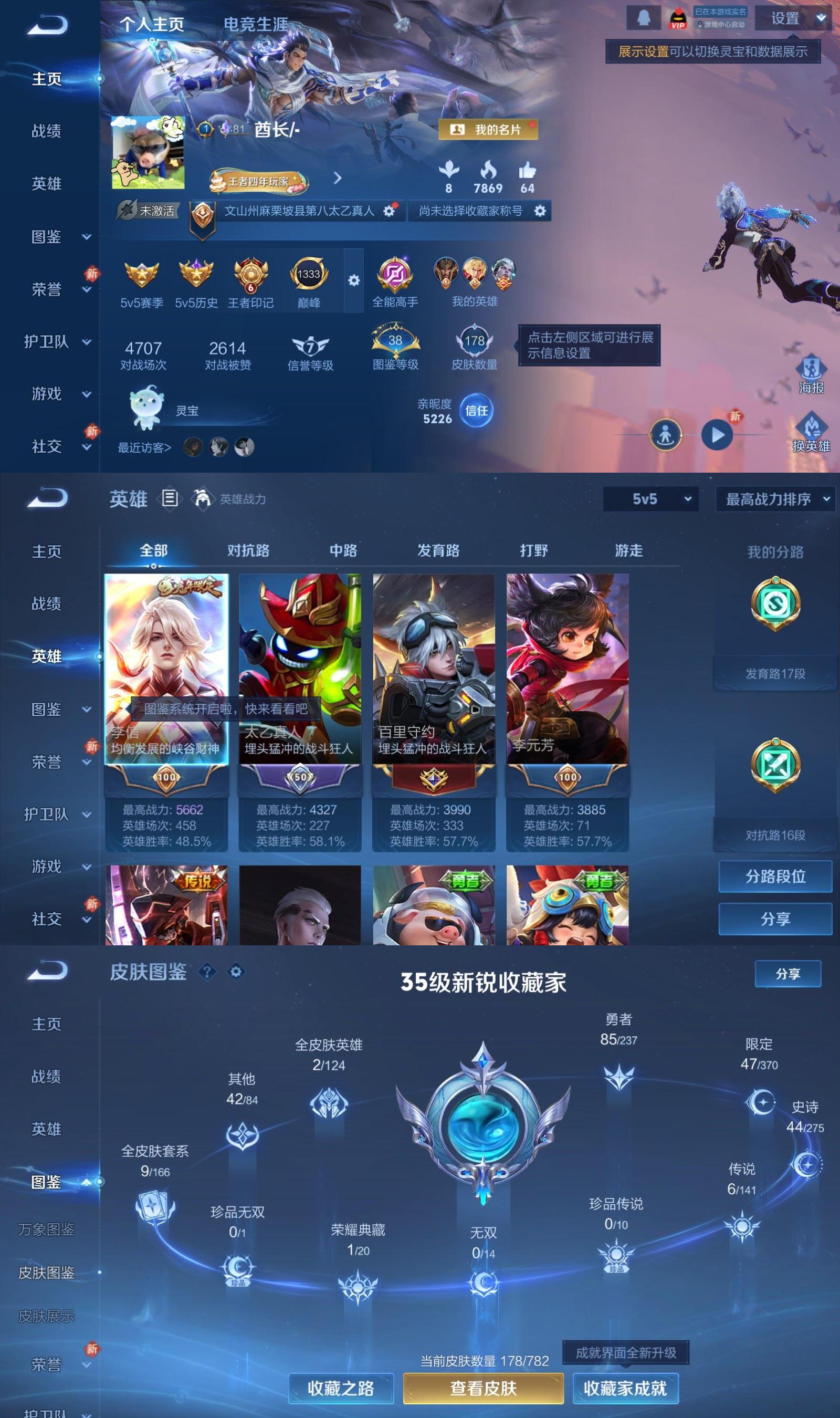 WZCMW4206731王者荣耀账号详情图2