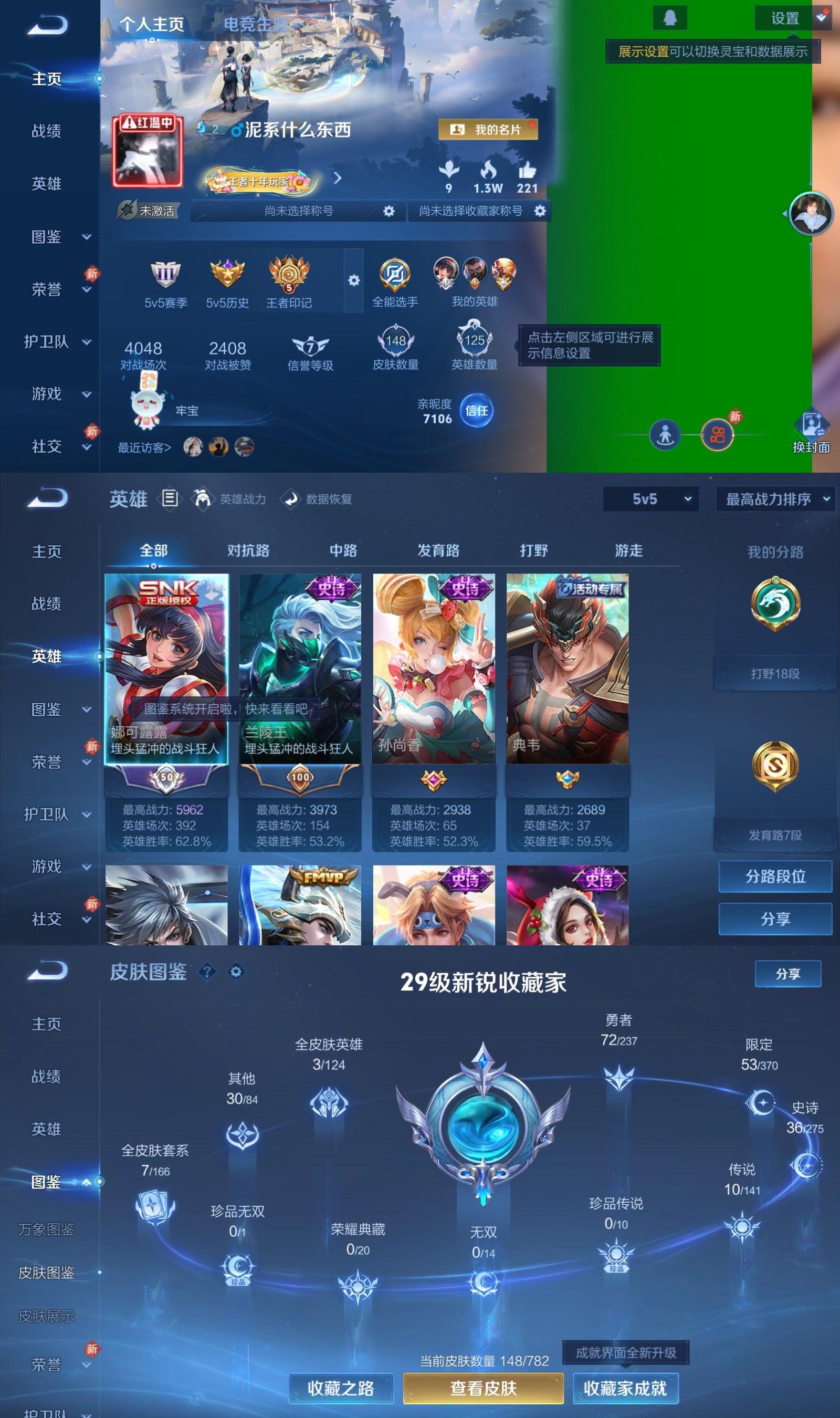 WZCMW4207233王者荣耀账号详情图2