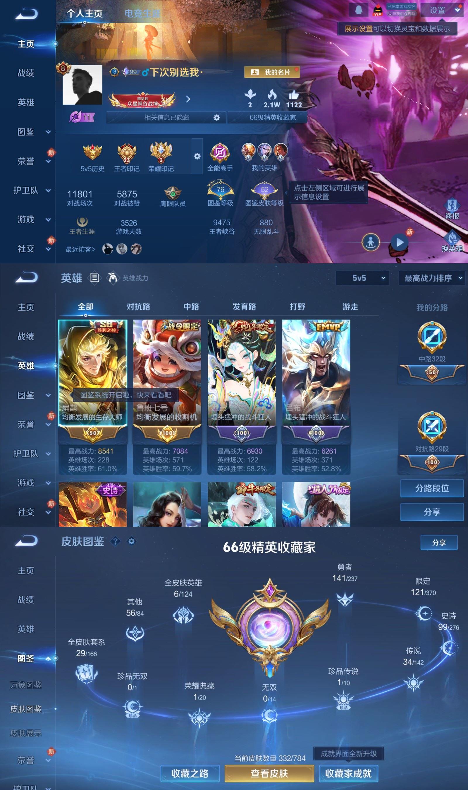 WZQM4211394王者荣耀账号详情图2