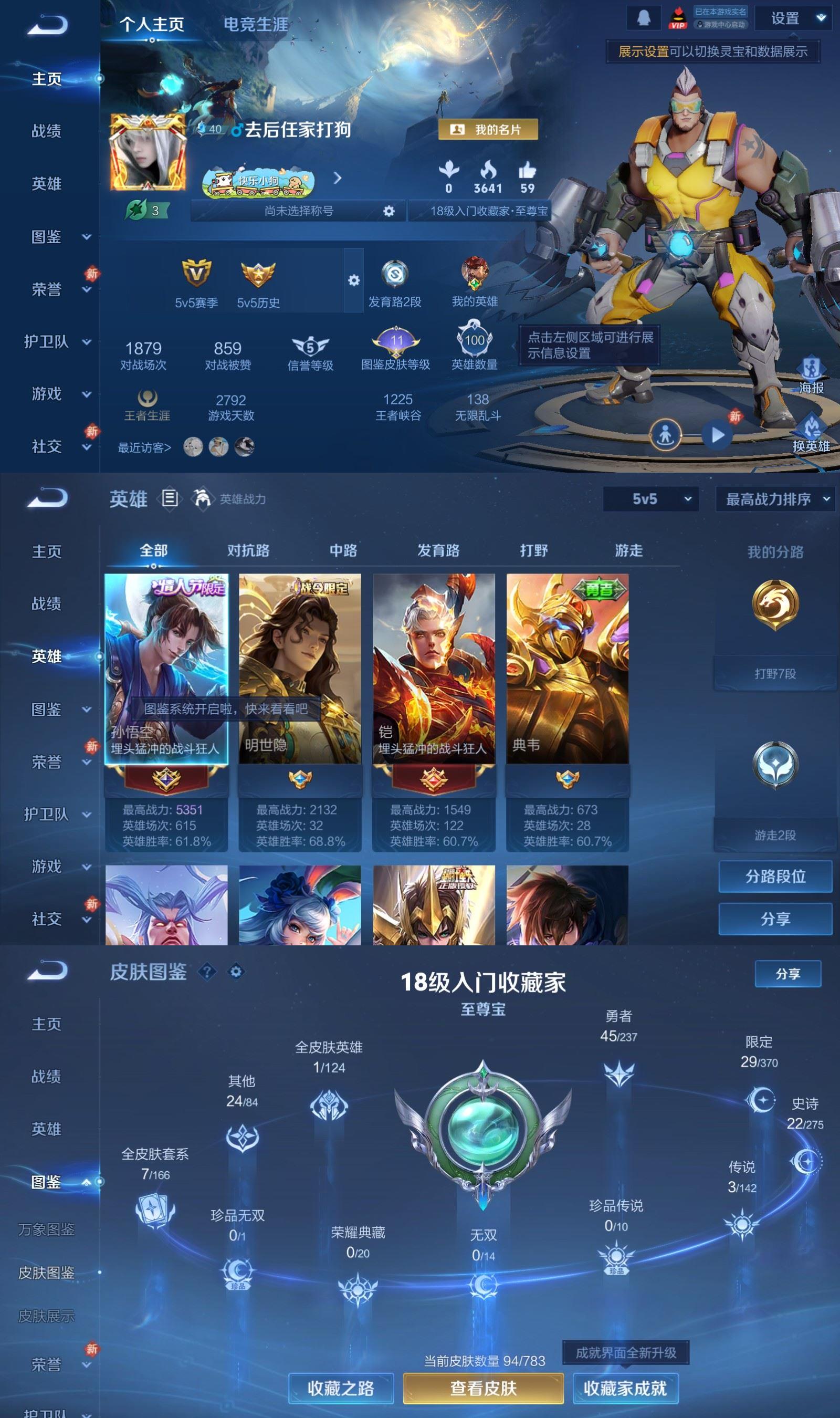 WZCMW4254740王者荣耀账号详情图2