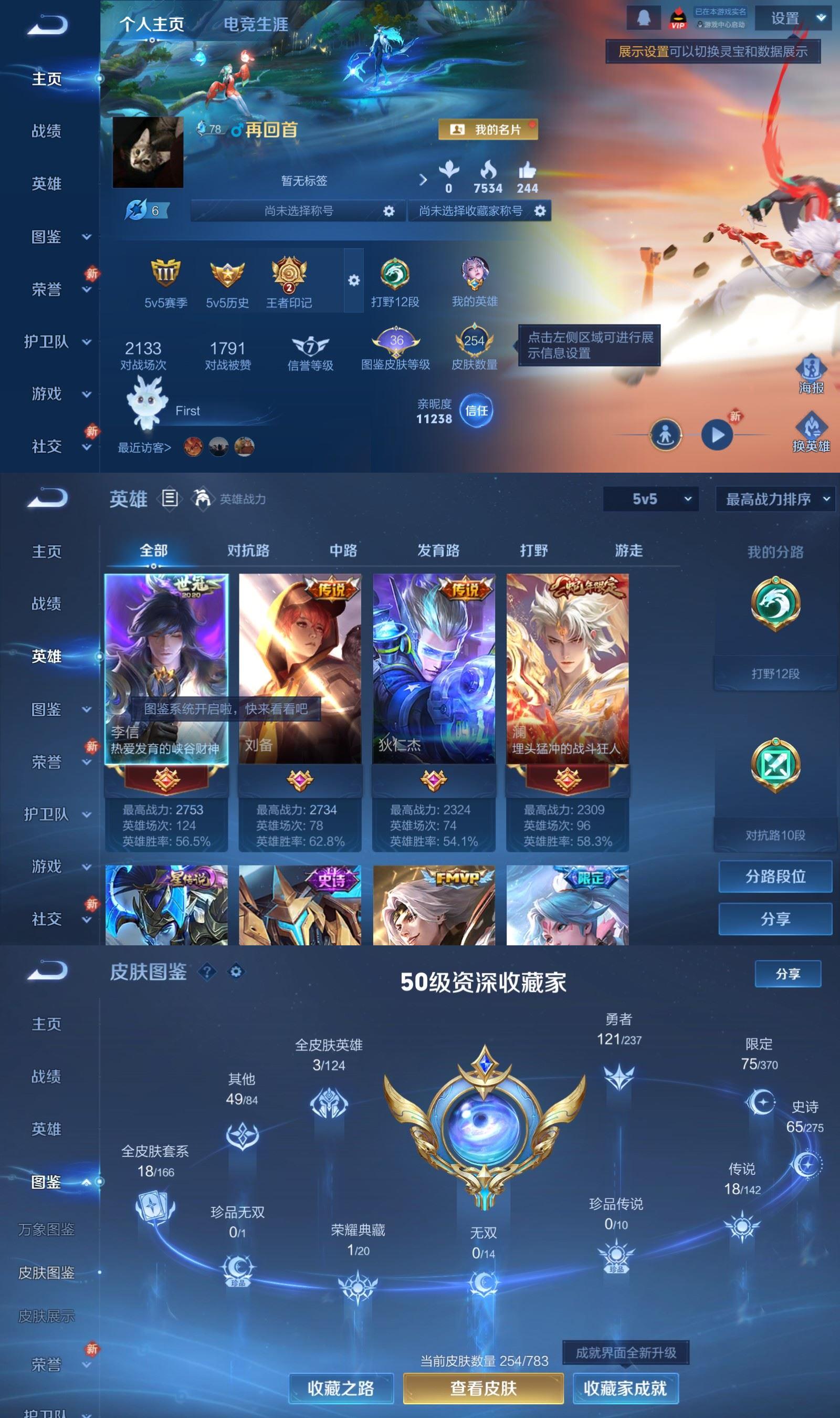 WZQM4211411王者荣耀账号详情图2