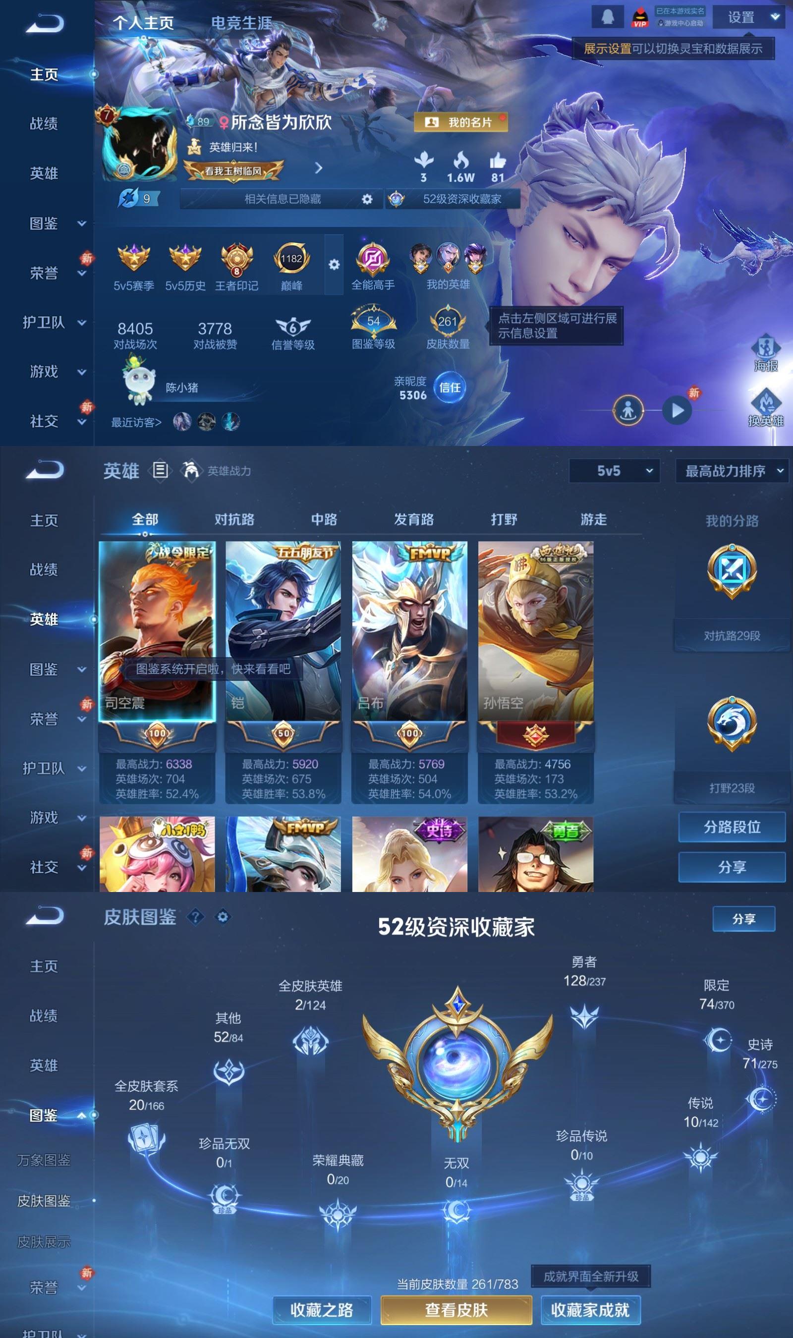 WZCMW4221371王者荣耀账号详情图2