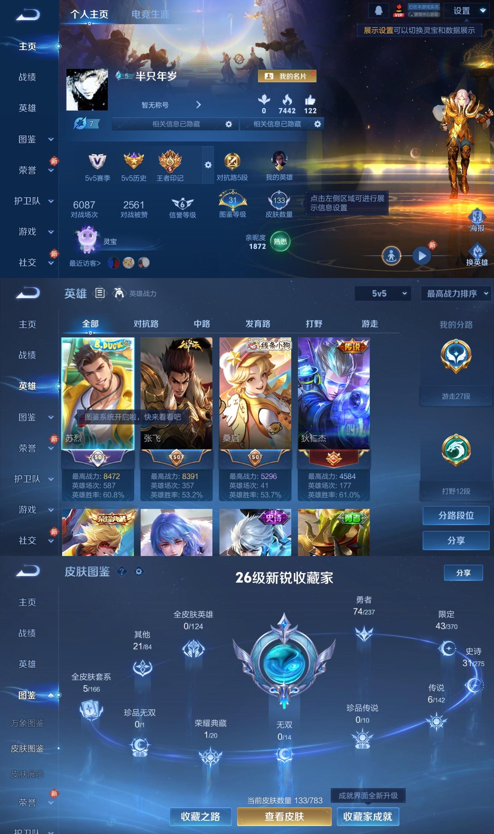 WZCMW4226296王者荣耀账号详情图2