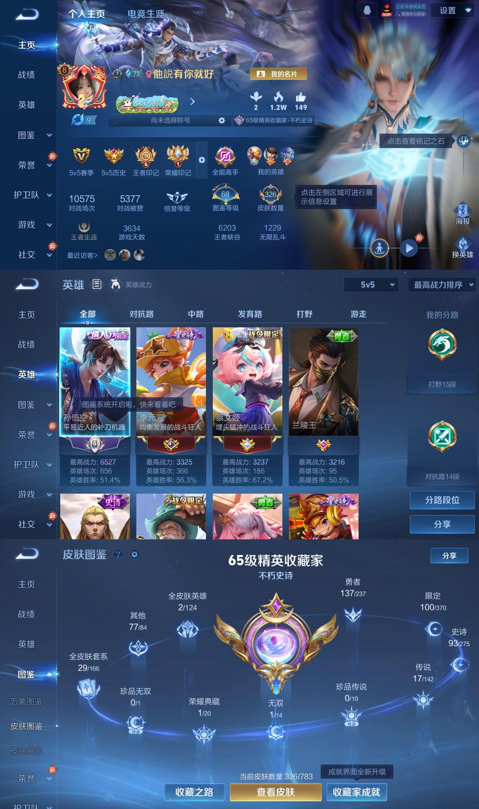 WZQM4217278王者荣耀账号详情图2