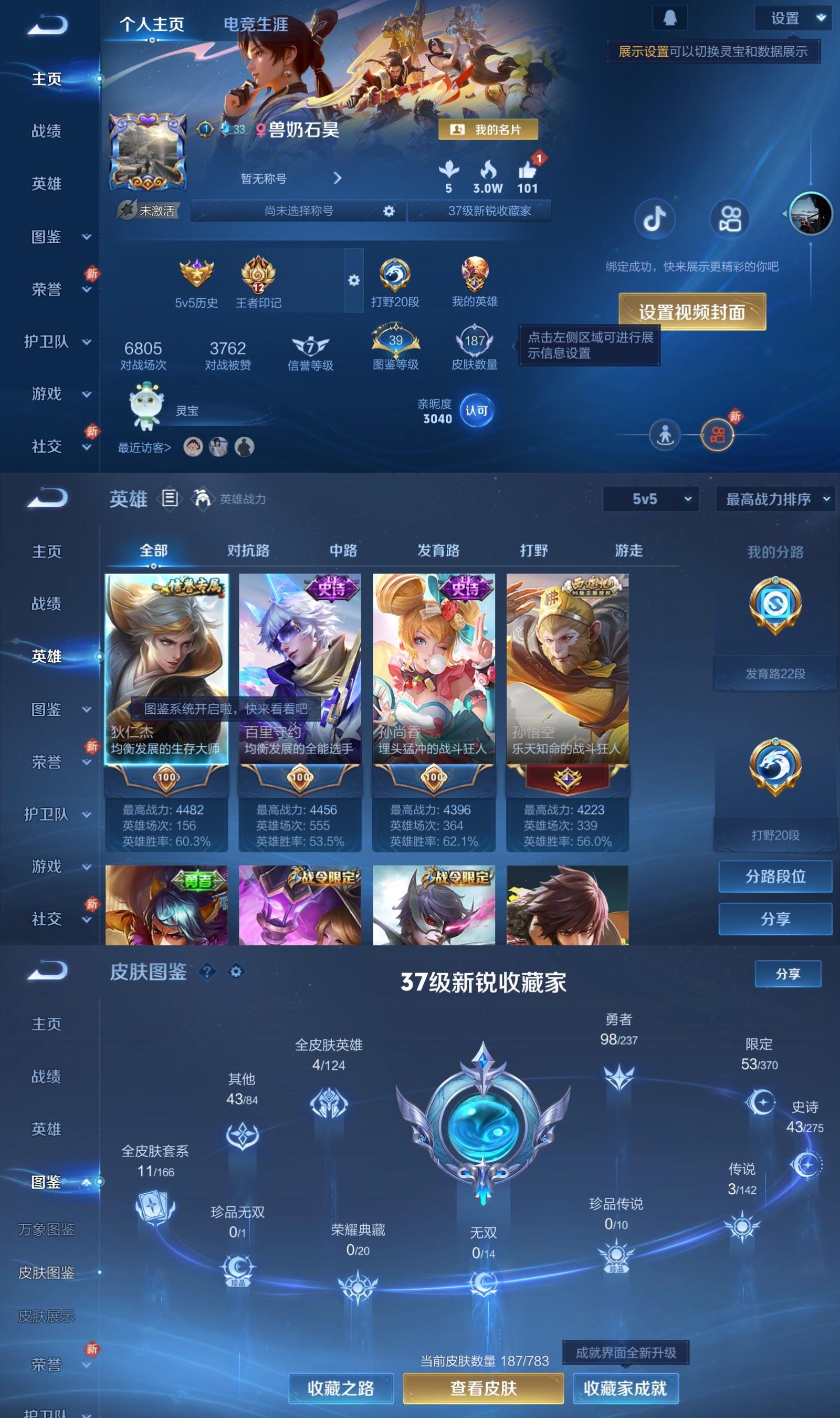 WZCMW4270723王者荣耀账号详情图2