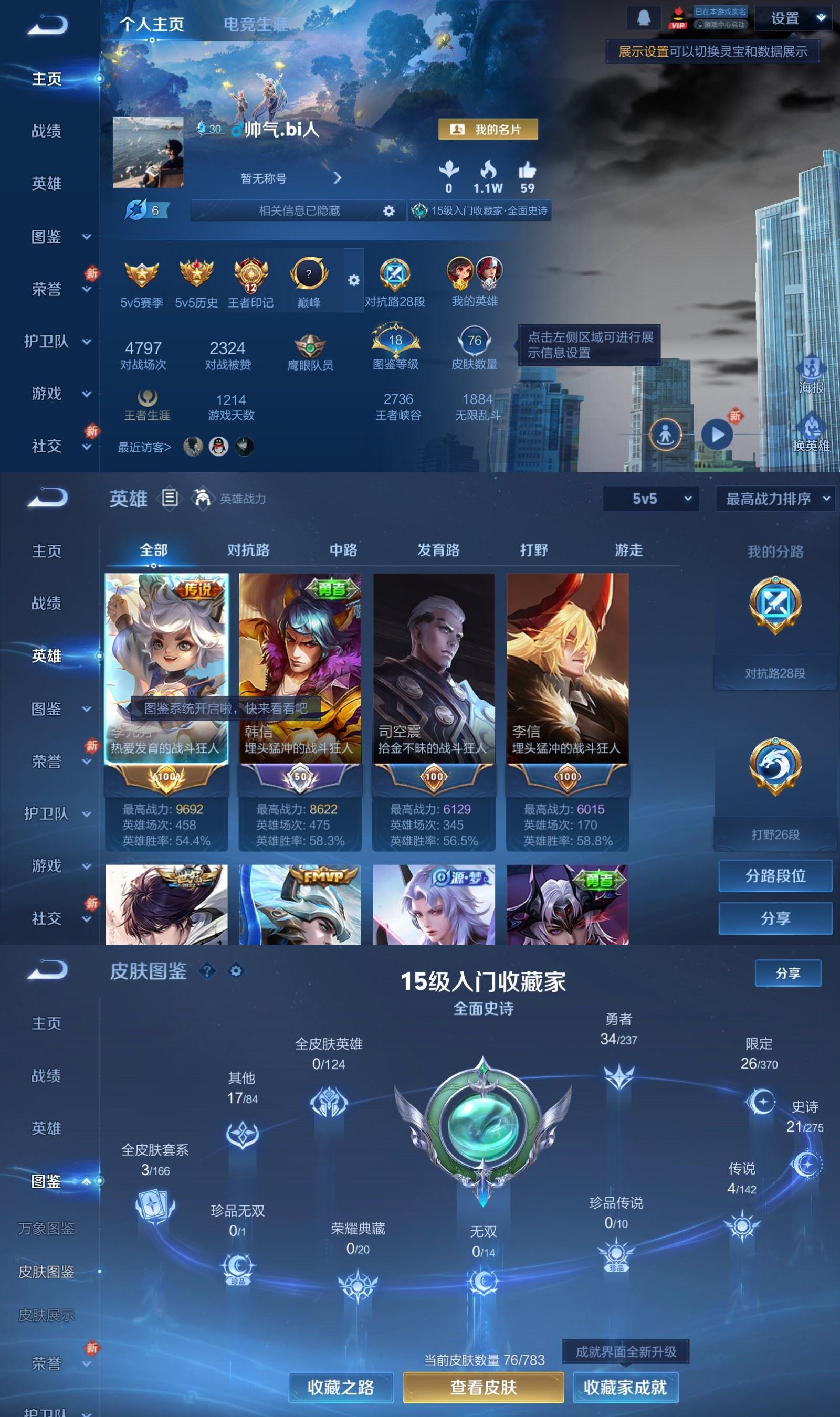 WZCMW4260884王者荣耀账号详情图2