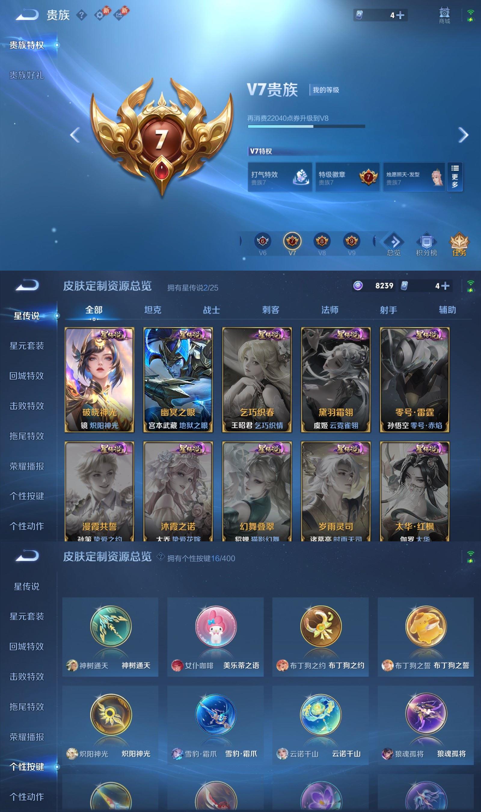 WZQM4240577王者荣耀账号详情图7