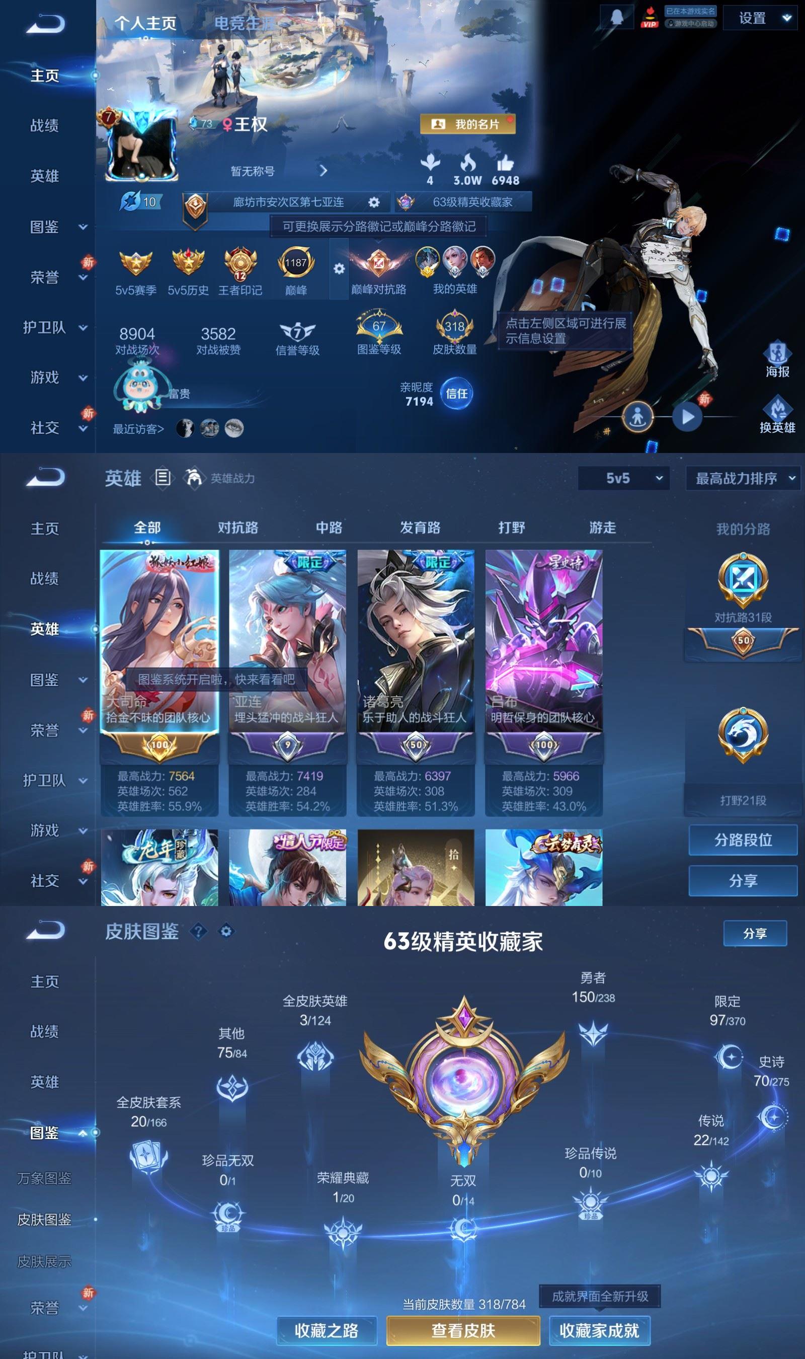 WZQM4245812王者荣耀账号详情图2