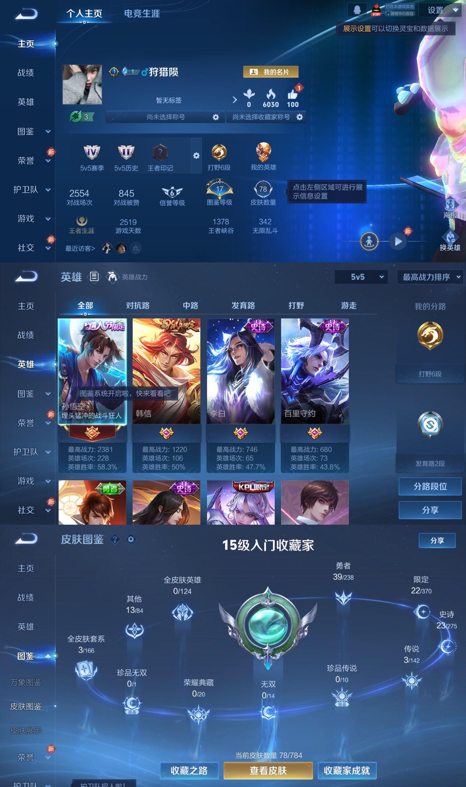 WZCMW4276605王者荣耀账号详情图2