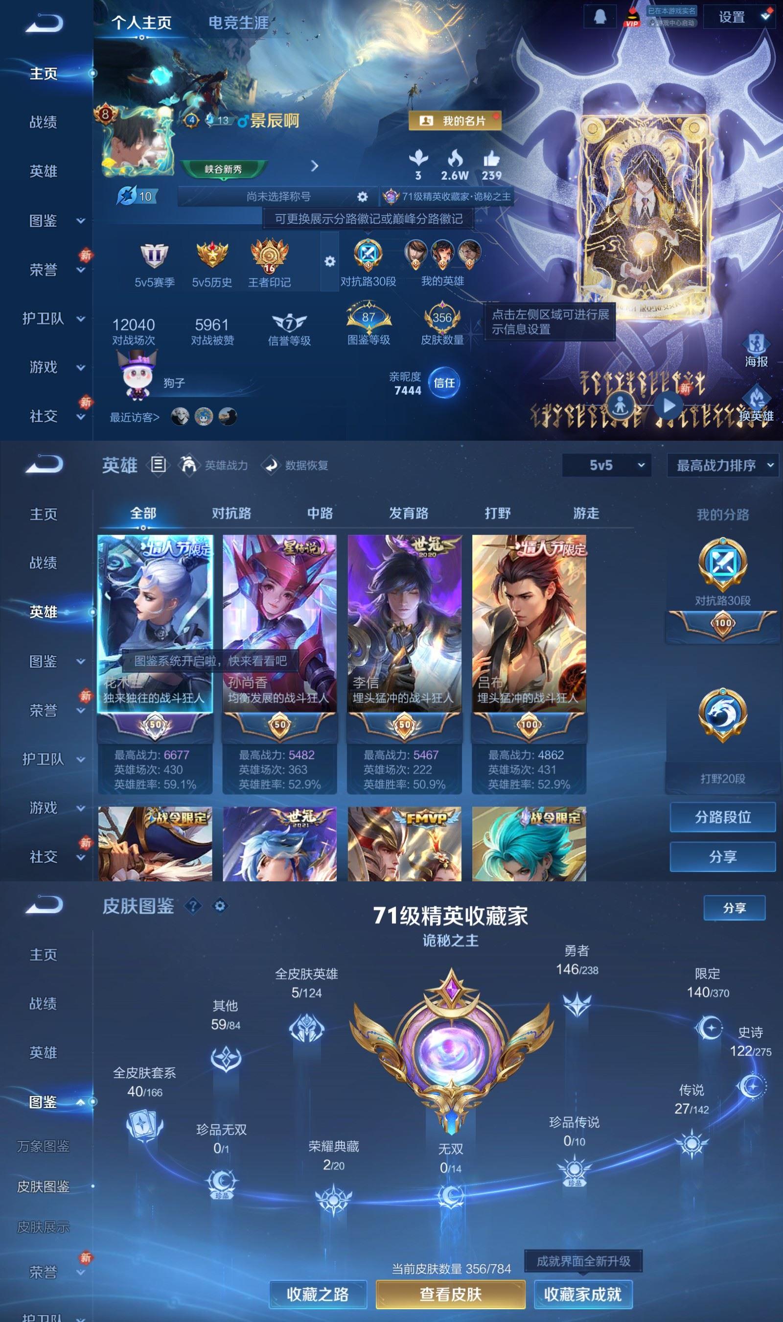 WZQM4254358王者荣耀账号详情图2