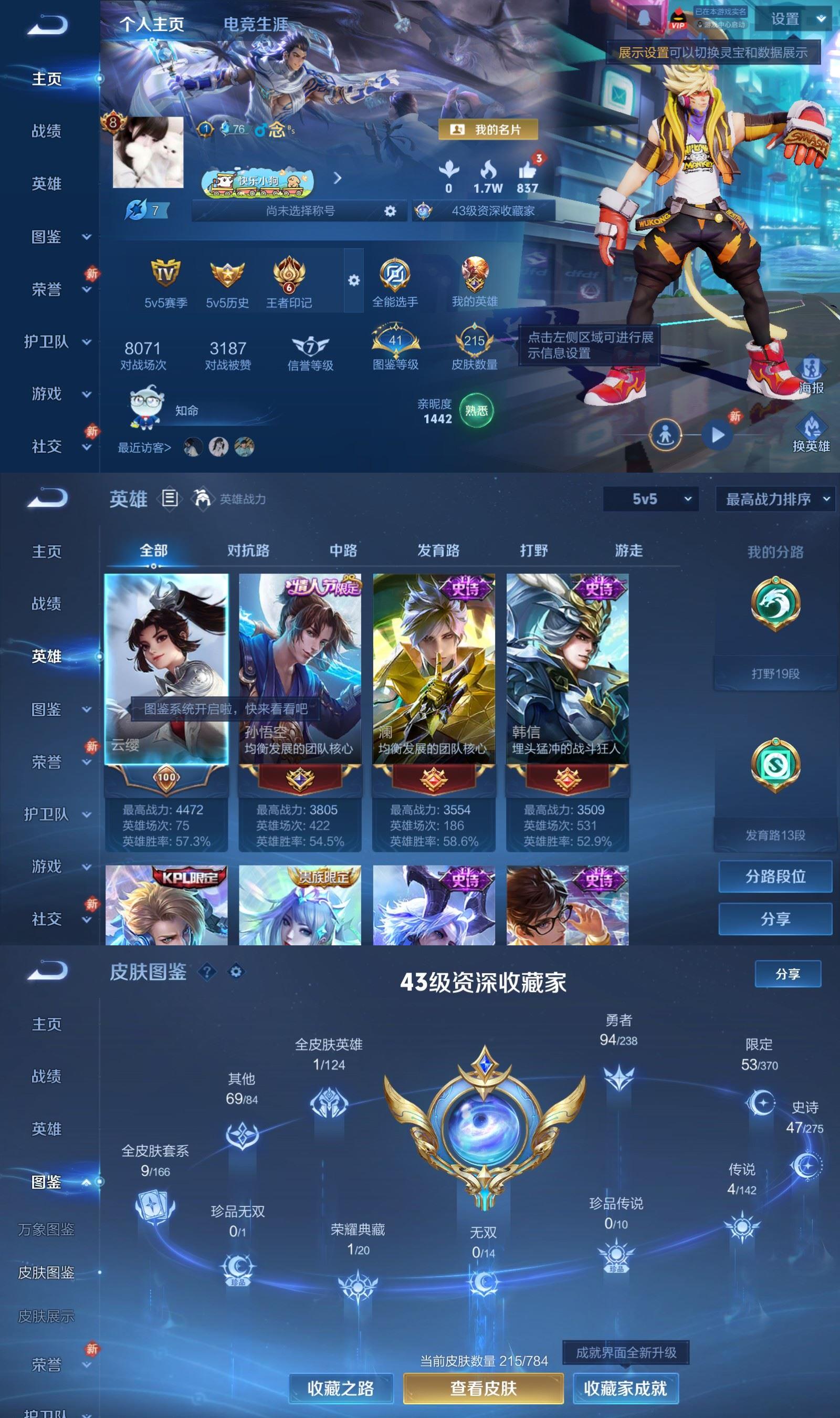 WZCMW4297055王者荣耀账号详情图1