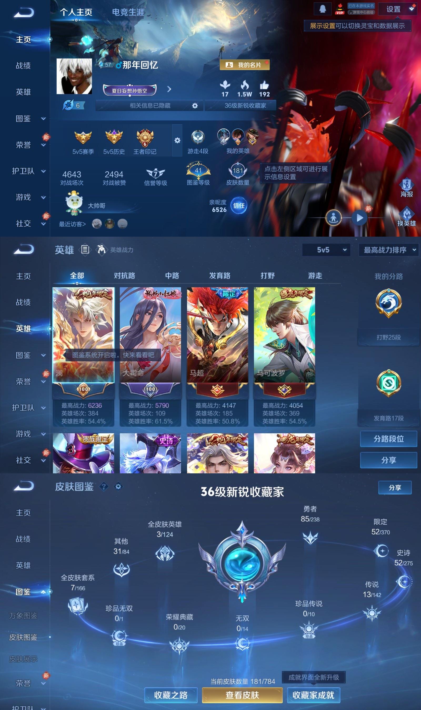 WZCMW4297067王者荣耀账号详情图1