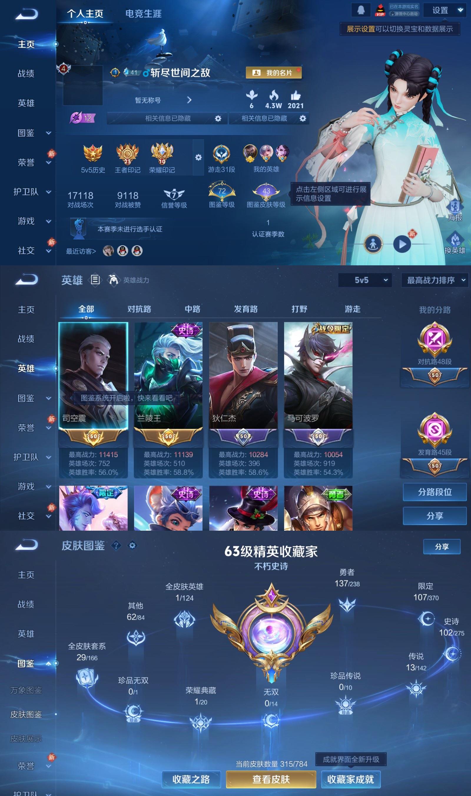 WZQM4295702王者荣耀账号详情图2