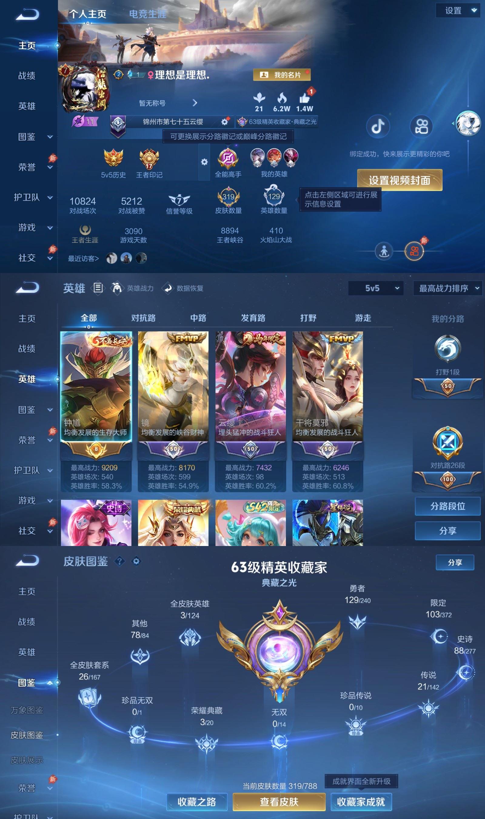 WZQM4278051王者荣耀账号详情图2