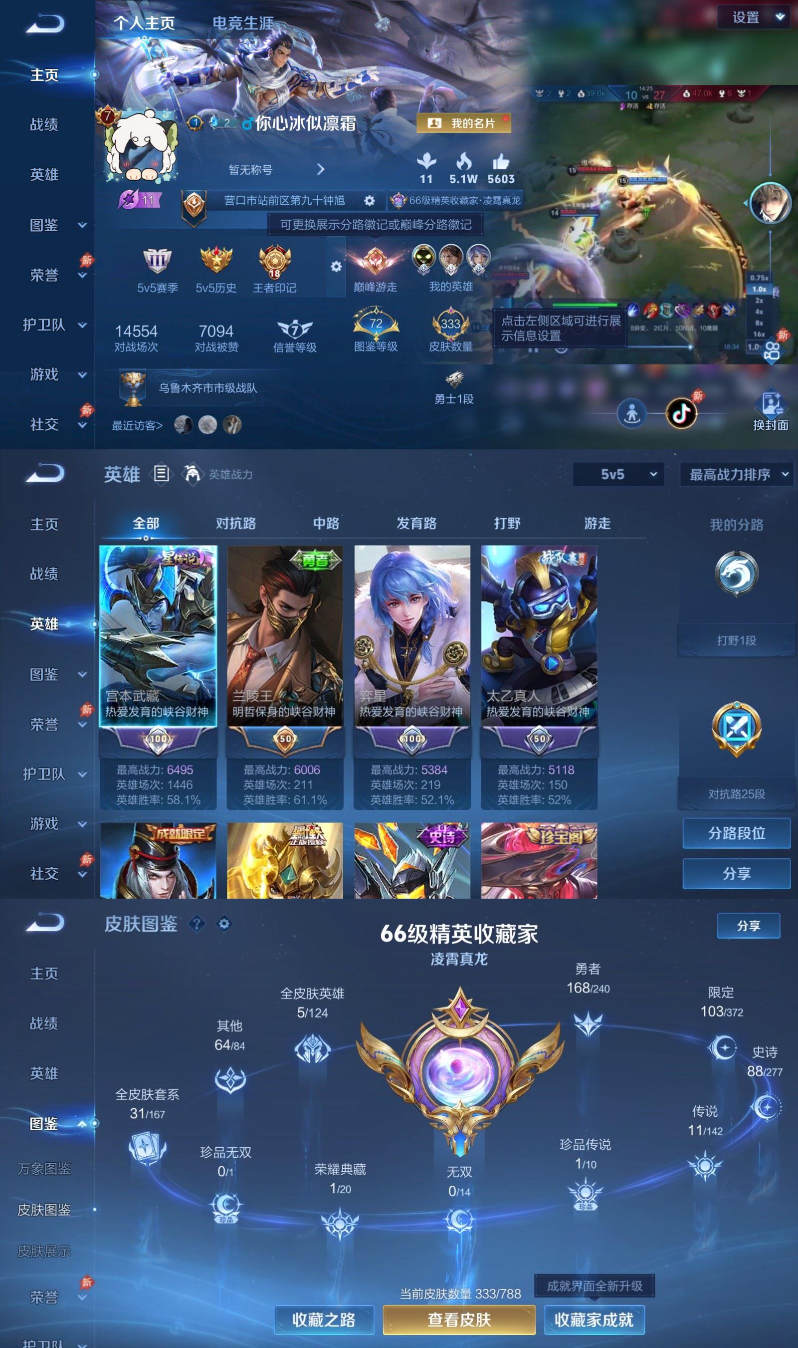 WZCMW4308208王者荣耀账号详情图1